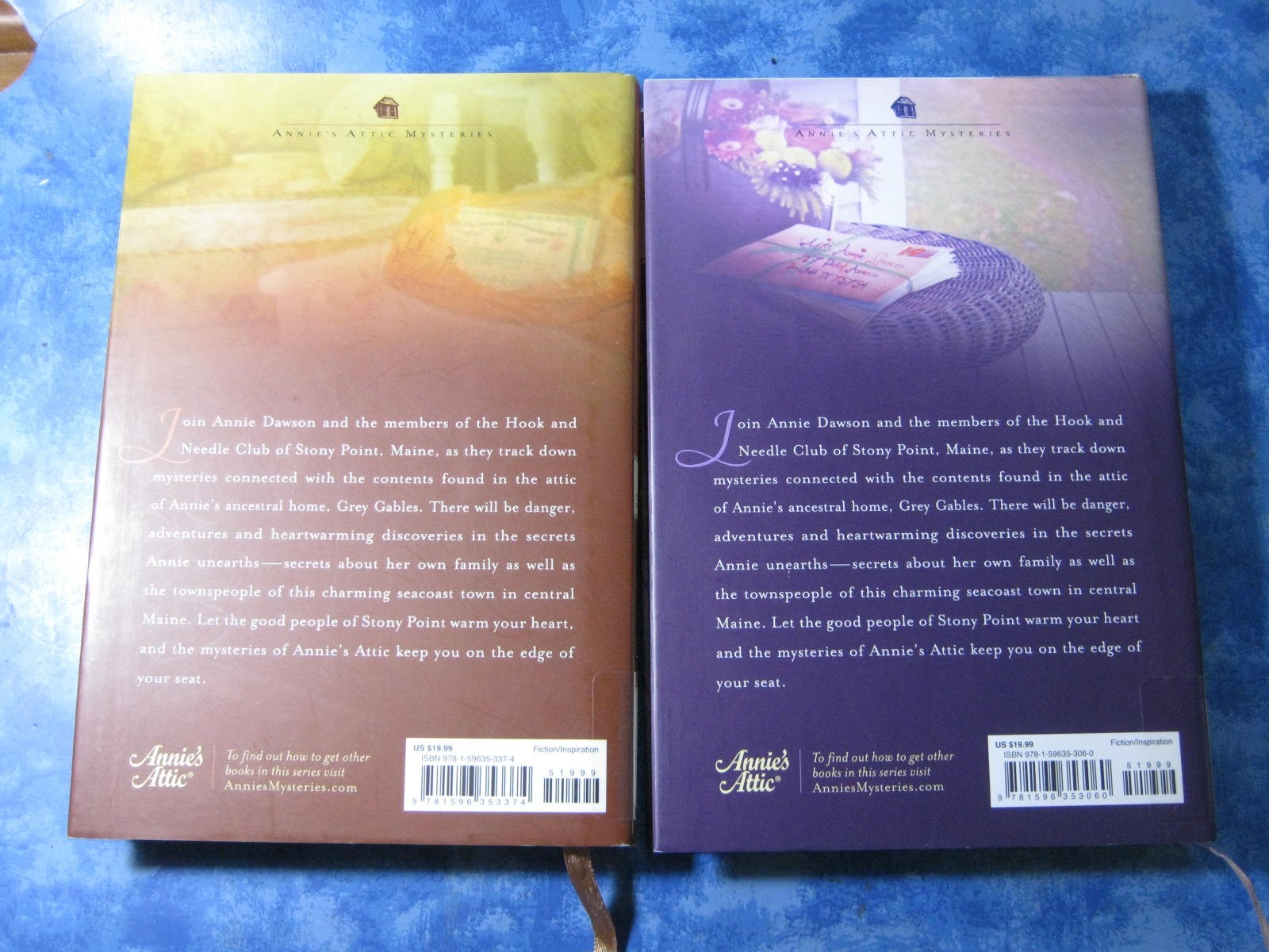 LOT OF 7 ANNIE&rsquo;S ATTIC MYSTERIES Inspirational Fiction HCDJ 2013 VGC
