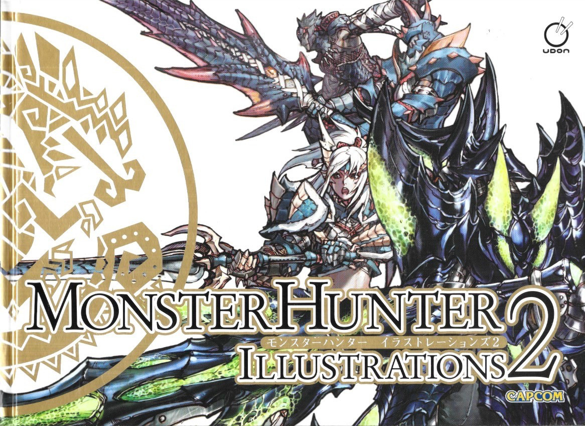 Monster Hunter Illustrations 2, Hardcover 8.5×12&Prime; unread Near Mint