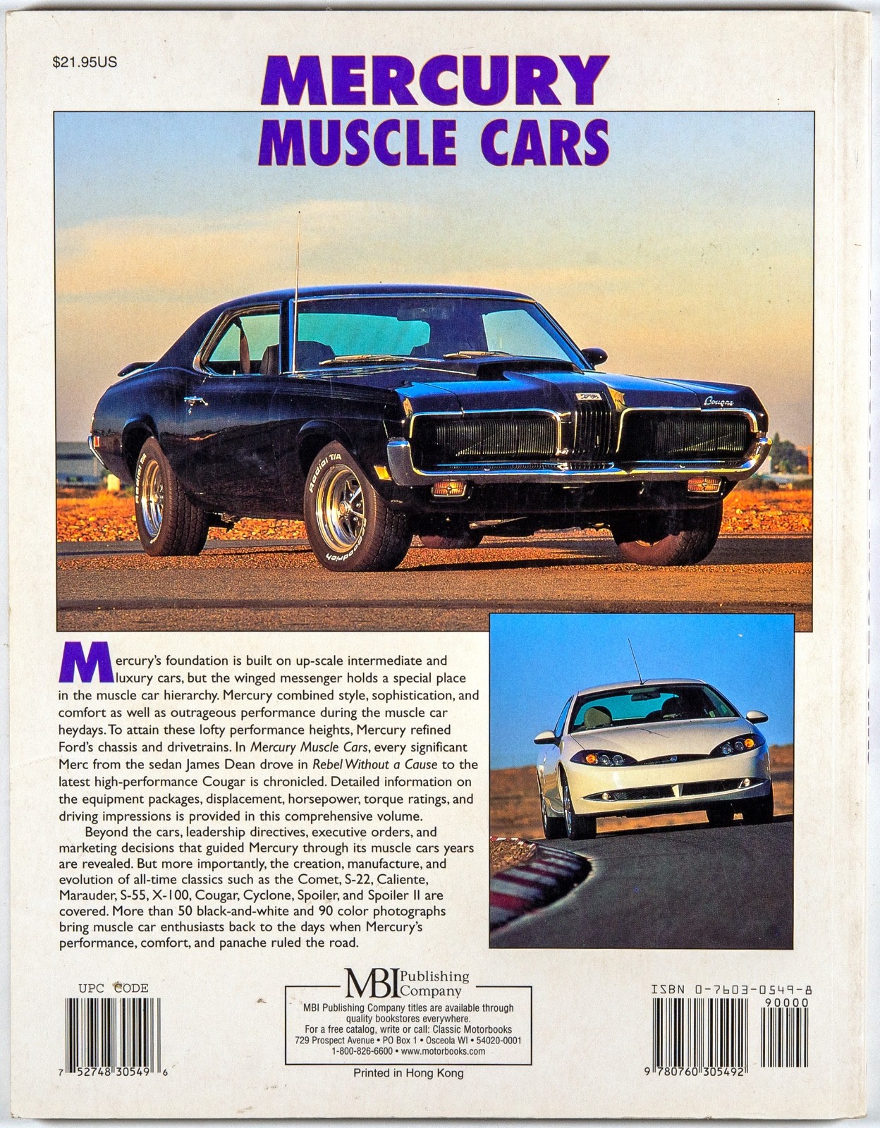 Mercury Muscle Cars by David Newhart [PB] [VG] MBI Publishing Company