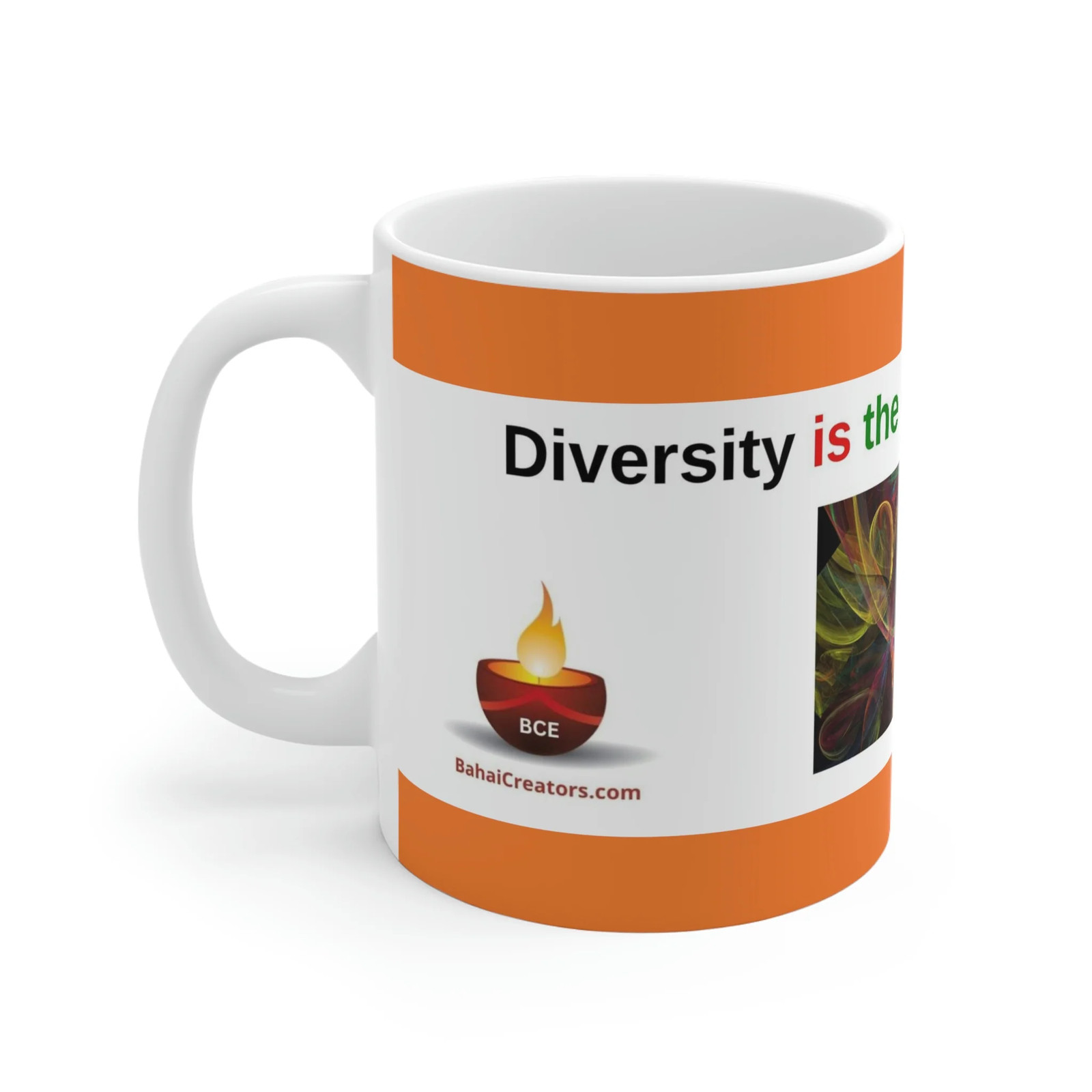 Baha&rsquo;i Diversity, Race Unity, Color of our Souls Mugs (11oz15oz20oz)