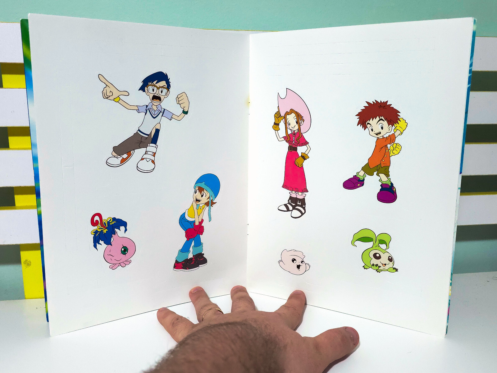 Digimon Digital Monsters Create-a-Scene Book! 2000 Children&rsquo;s Fun Activity Book