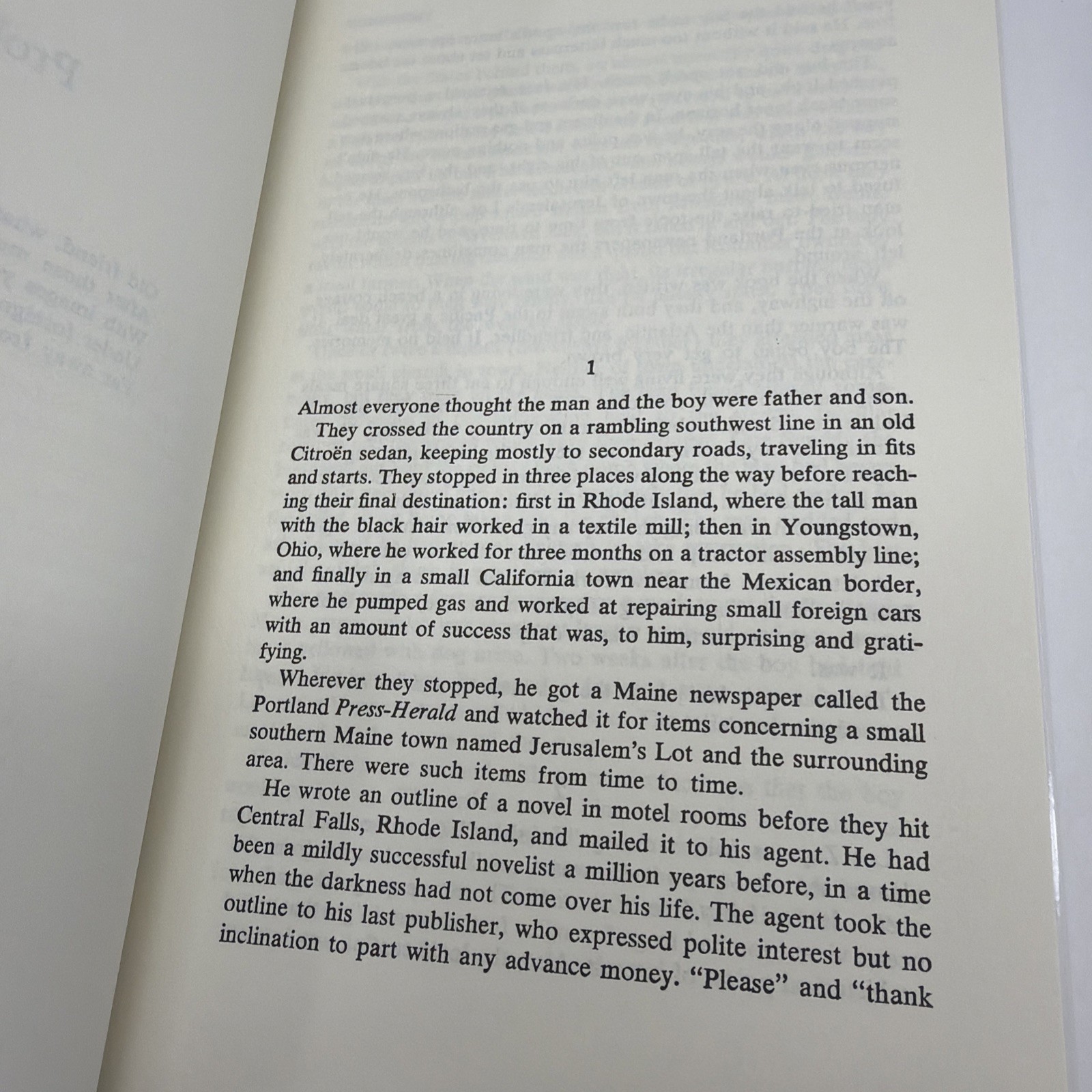 &lsquo;Salem&rsquo;s Lot, Stephen King Hardcover, Book Club Edition, 1975 No Gutter Code