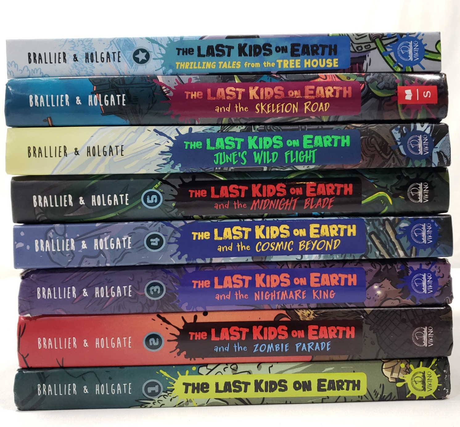 The Last Kids On Earth Books Lot Of 8 Books By Max Brallier Series Set 1-6 Lot