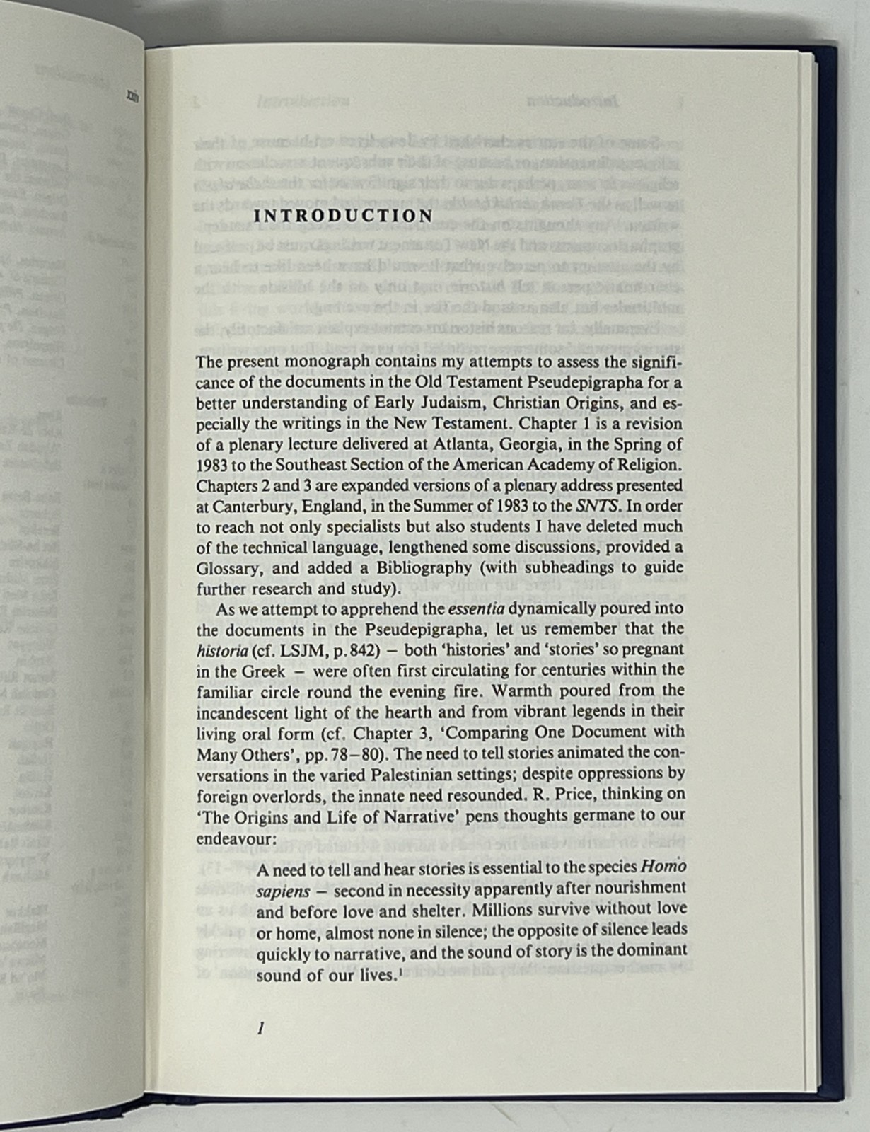 The Old Testament Pseudepigrapha & the New Testament, J. Charlesworth – 1985 HC