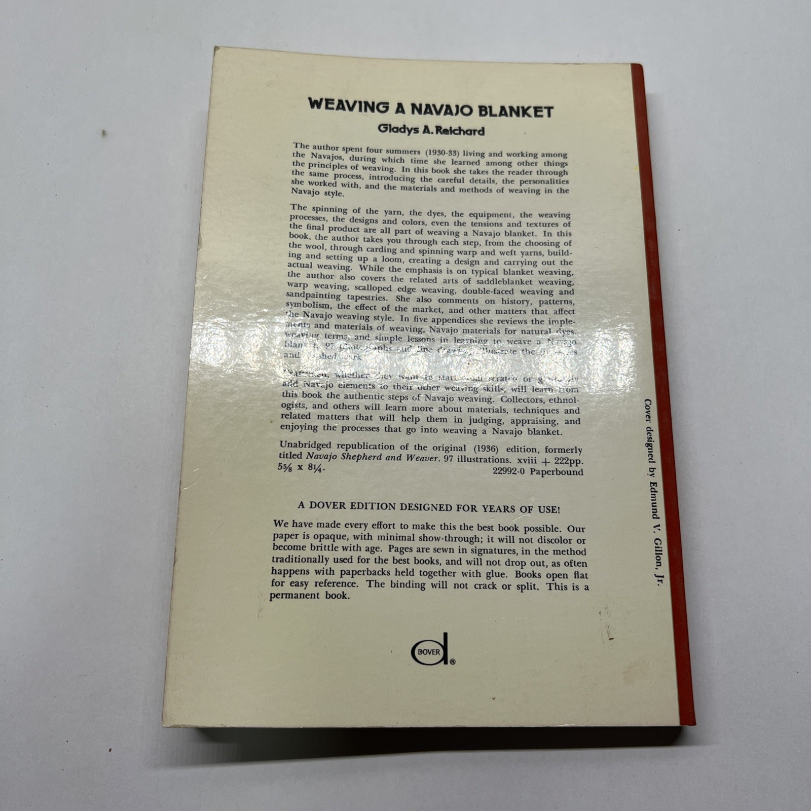 Weaving a Navajo Blanket by Gladys A. Reichard (2011, Paperback