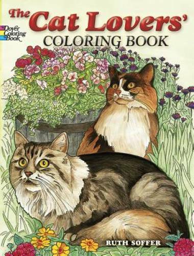The Cat Lovers Coloring Book (Dover Nature Coloring Book) – Paperback – GOOD