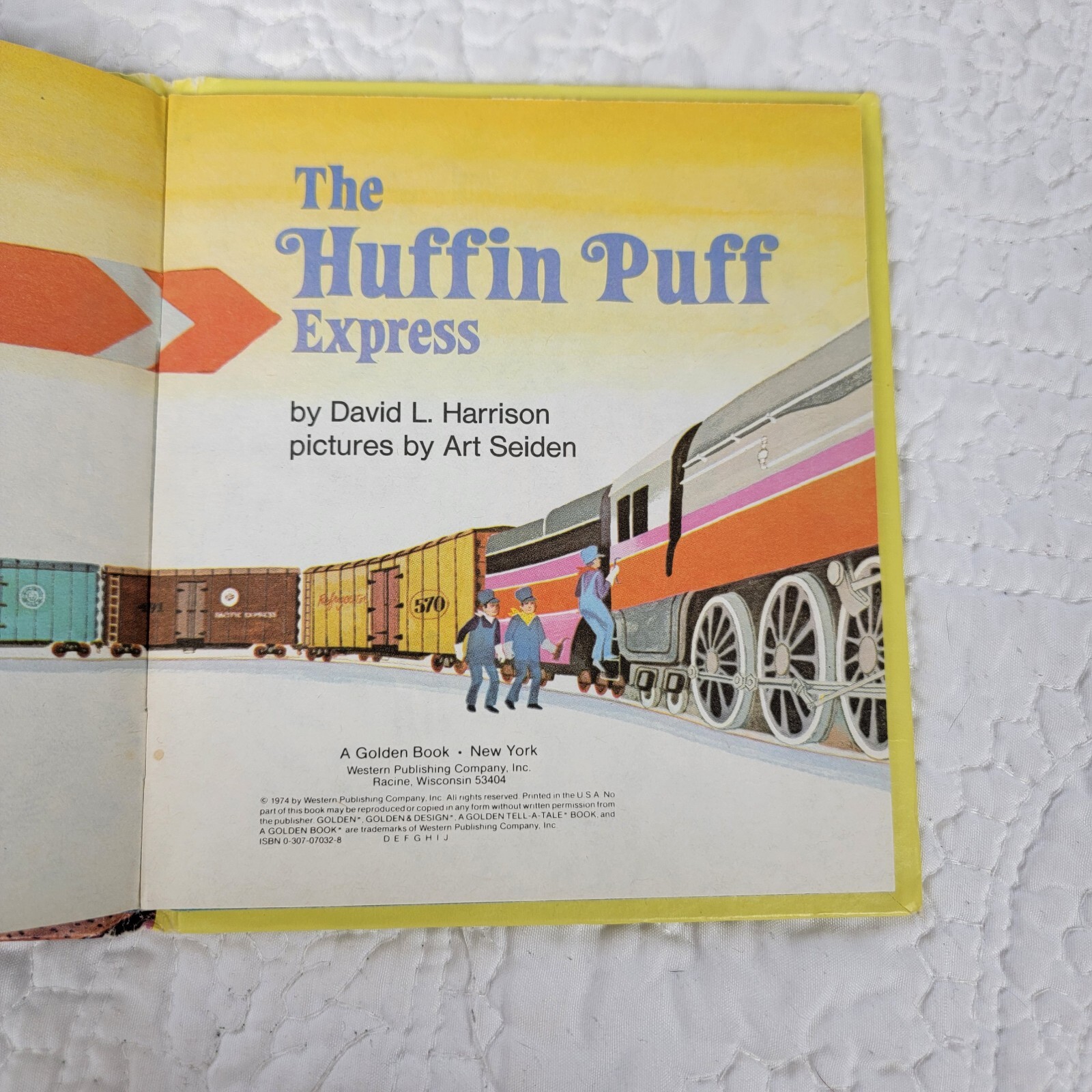 Vintage Little Golden Books Lot of (3) incl. The Cow Went Over The Mountain 1963