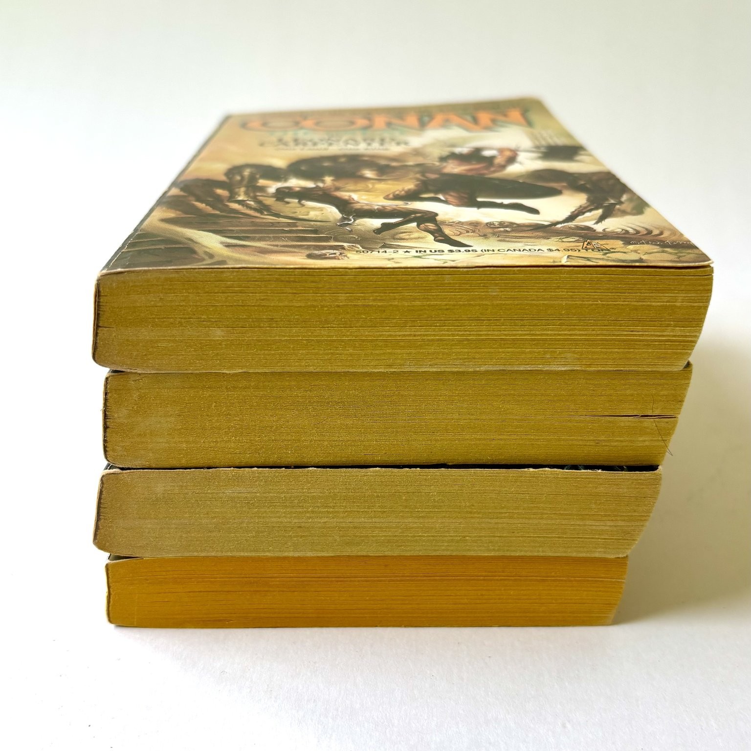 Conan Book Lot 4x Fantasy Paperbacks Tor Bantam Carpenter Green Perry Offutt