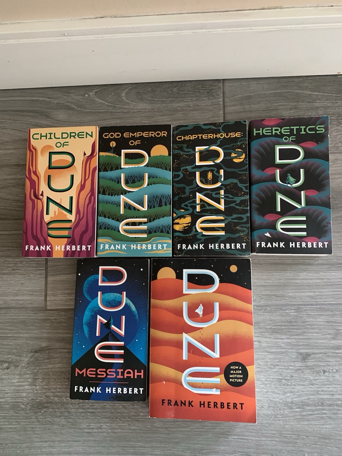 Complete Dune Series 6 Book Set Paperback Frank Herbert ACE – VINTAGE SCI FI