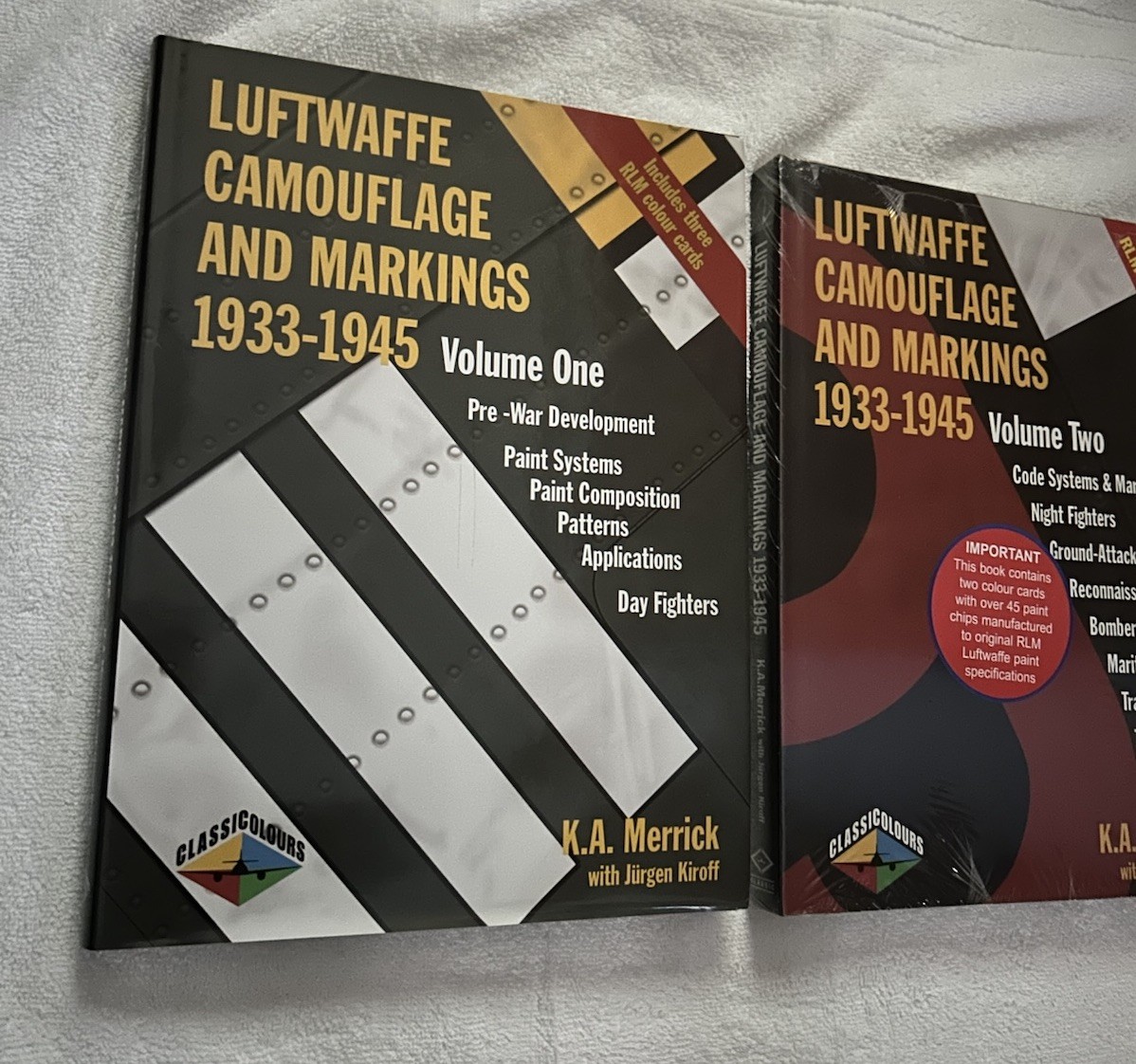 Luftwaffe Camouflage and Markings 1933-1945 Volume One AND Two