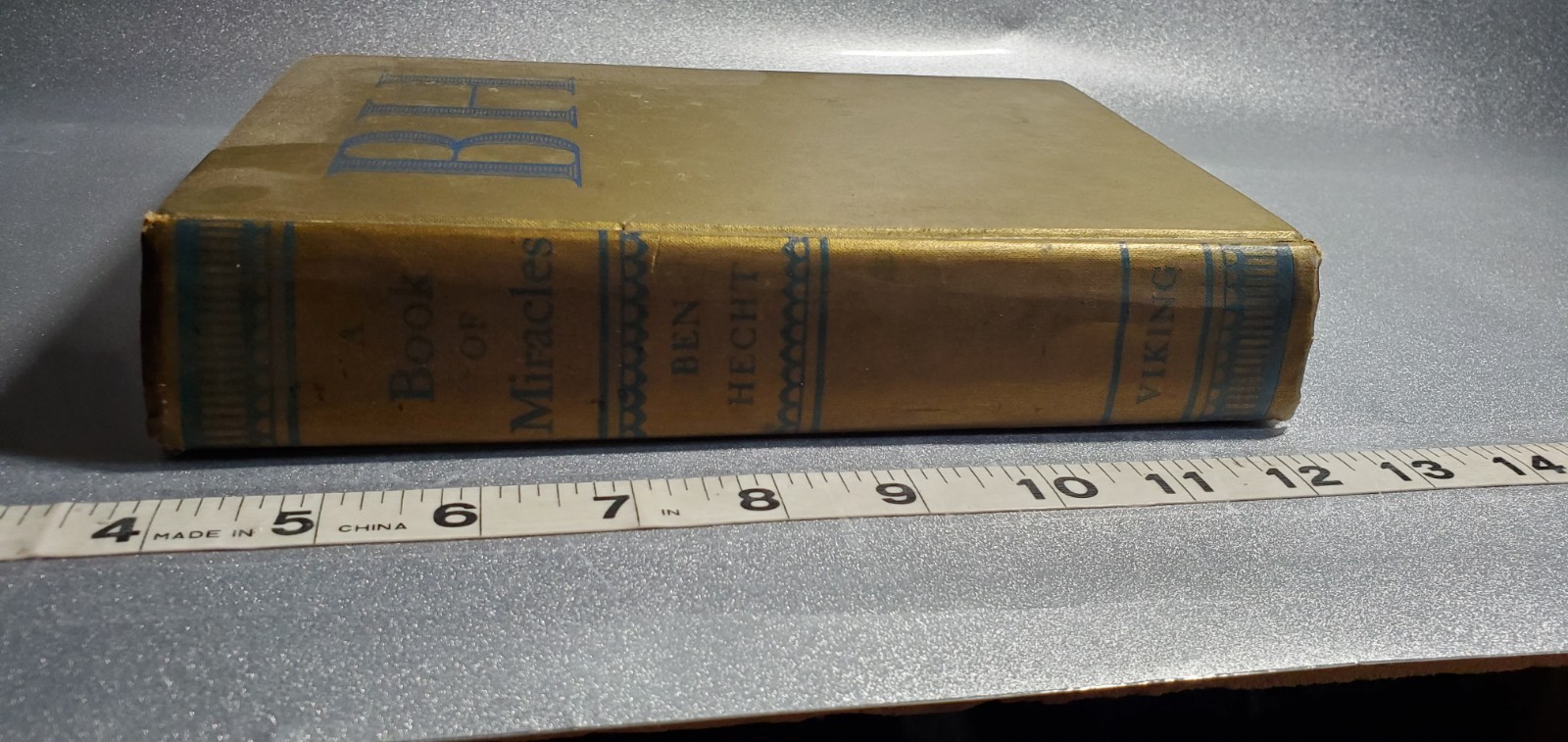 A BOOK OF MIRACLES By Ben Hecht – 1939