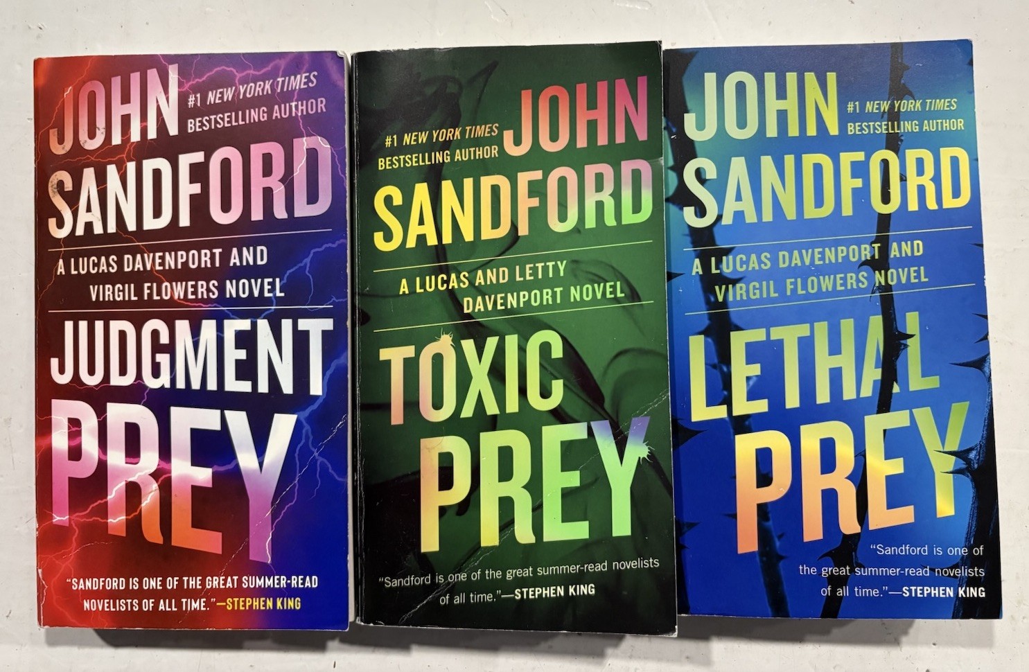 36 Book Lot Complete Lucas Davenport « PREY » Series #1-35+1 JOHN SANDFORD Set