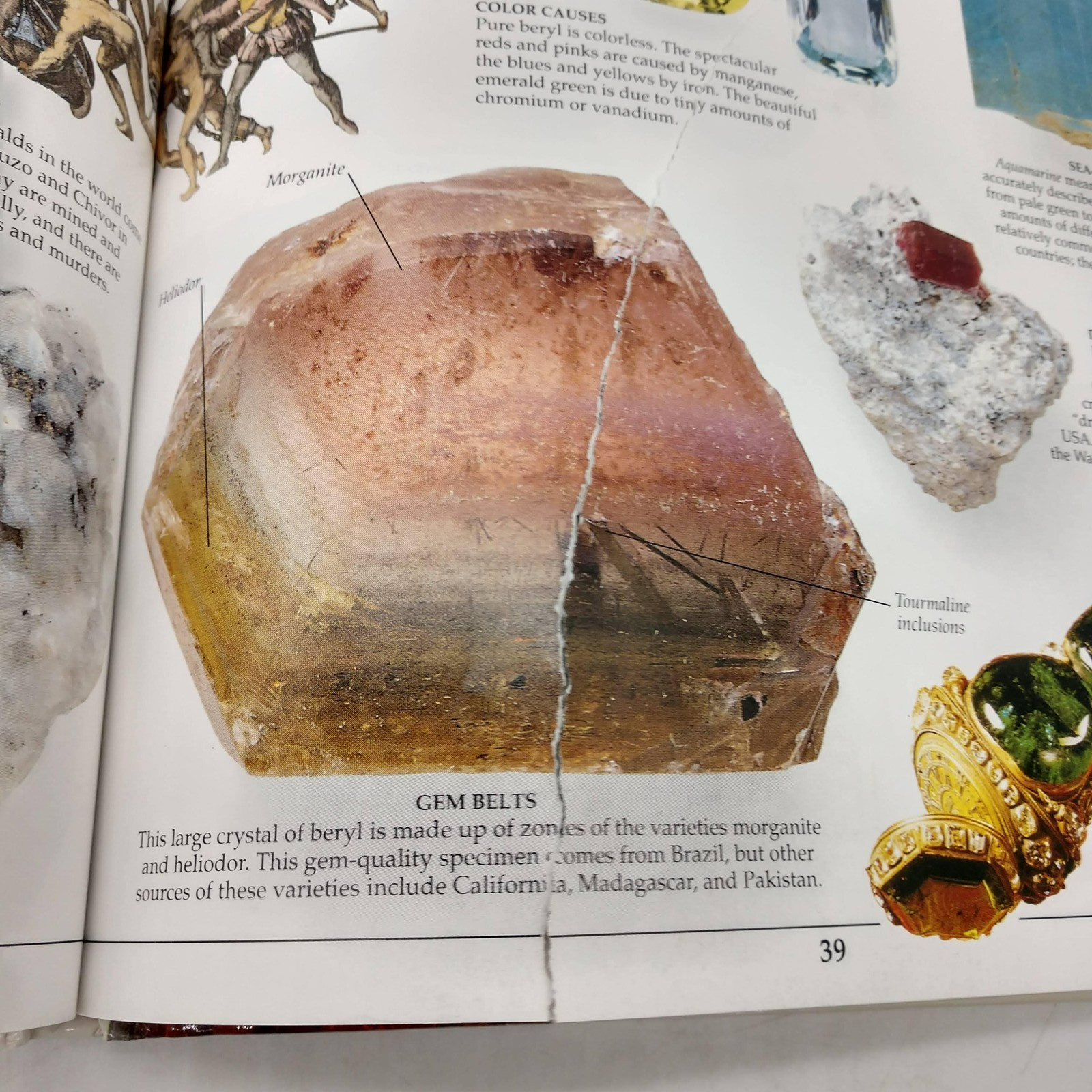 Crystal & Gem Beginner&rsquo;s Guide Crystals Awareness 3 Book Lot DK PB HC Healing