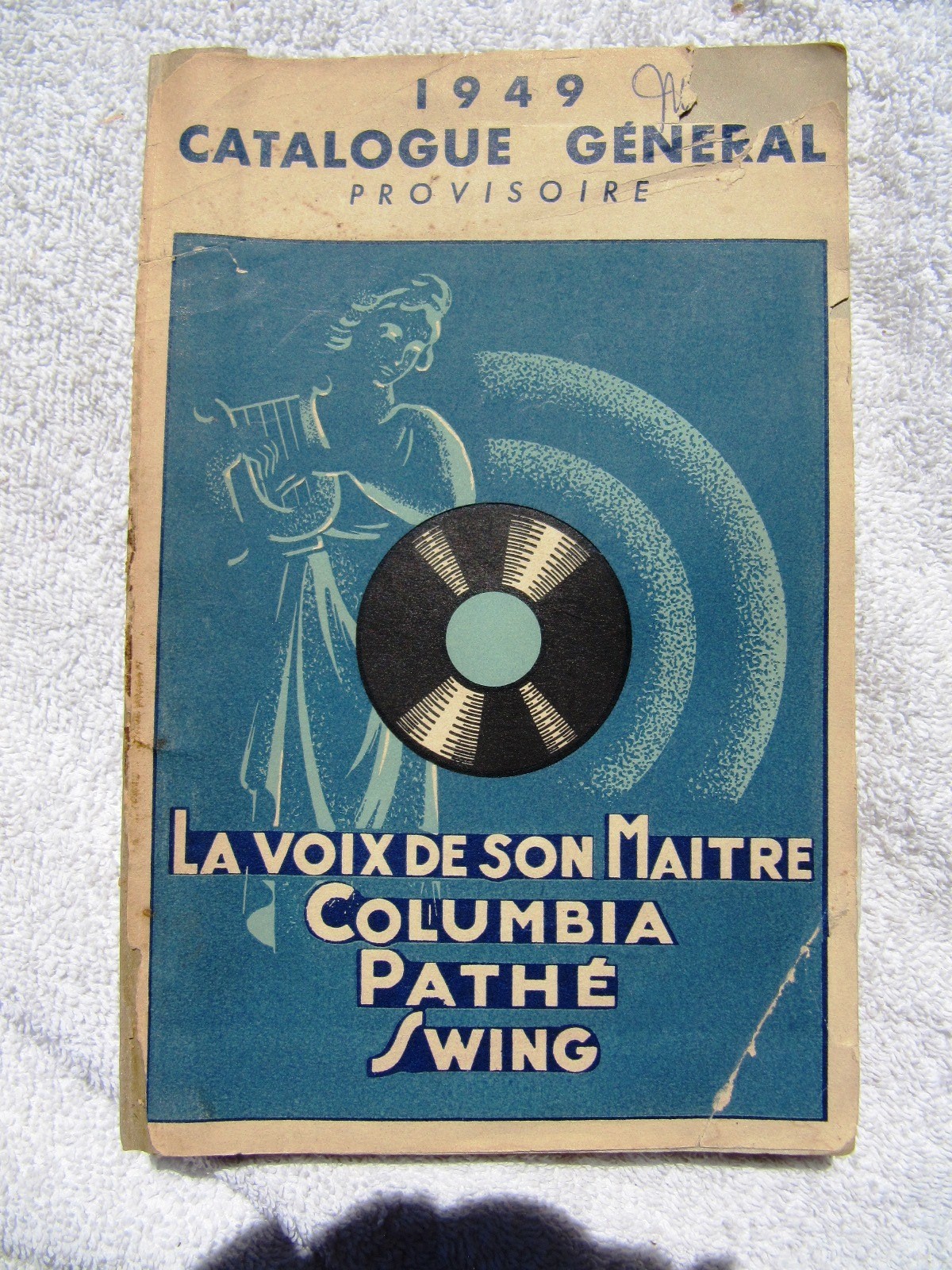 1949 FRENCH Swing COLUMBIA Voix de Son Maitre CATALOGUE GENERAL Record Catalog