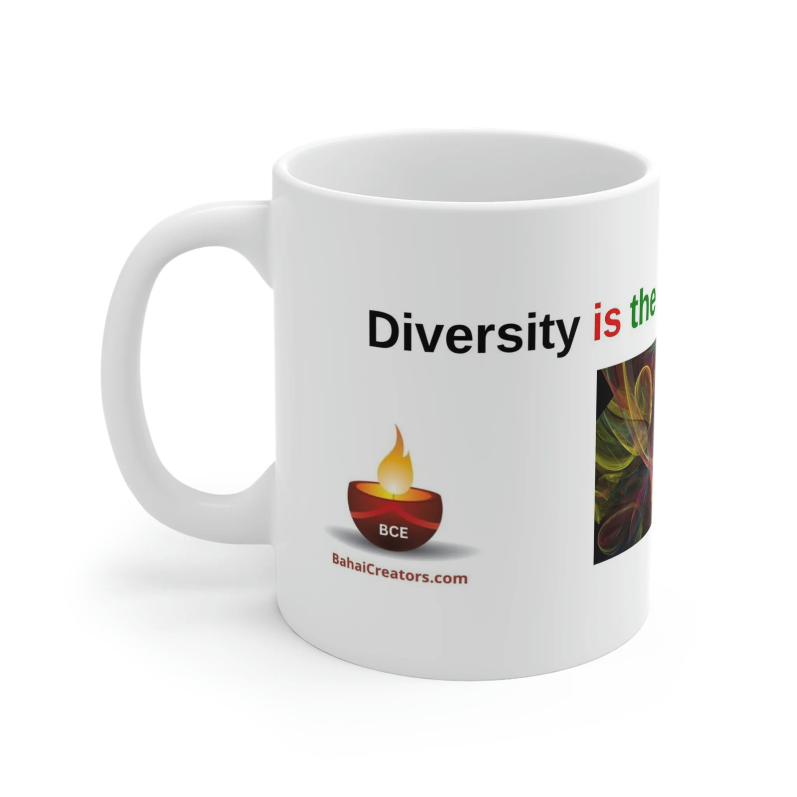 Baha&rsquo;i Diversity, Race Unity, Color of our Souls Mugs (11oz15oz20oz)