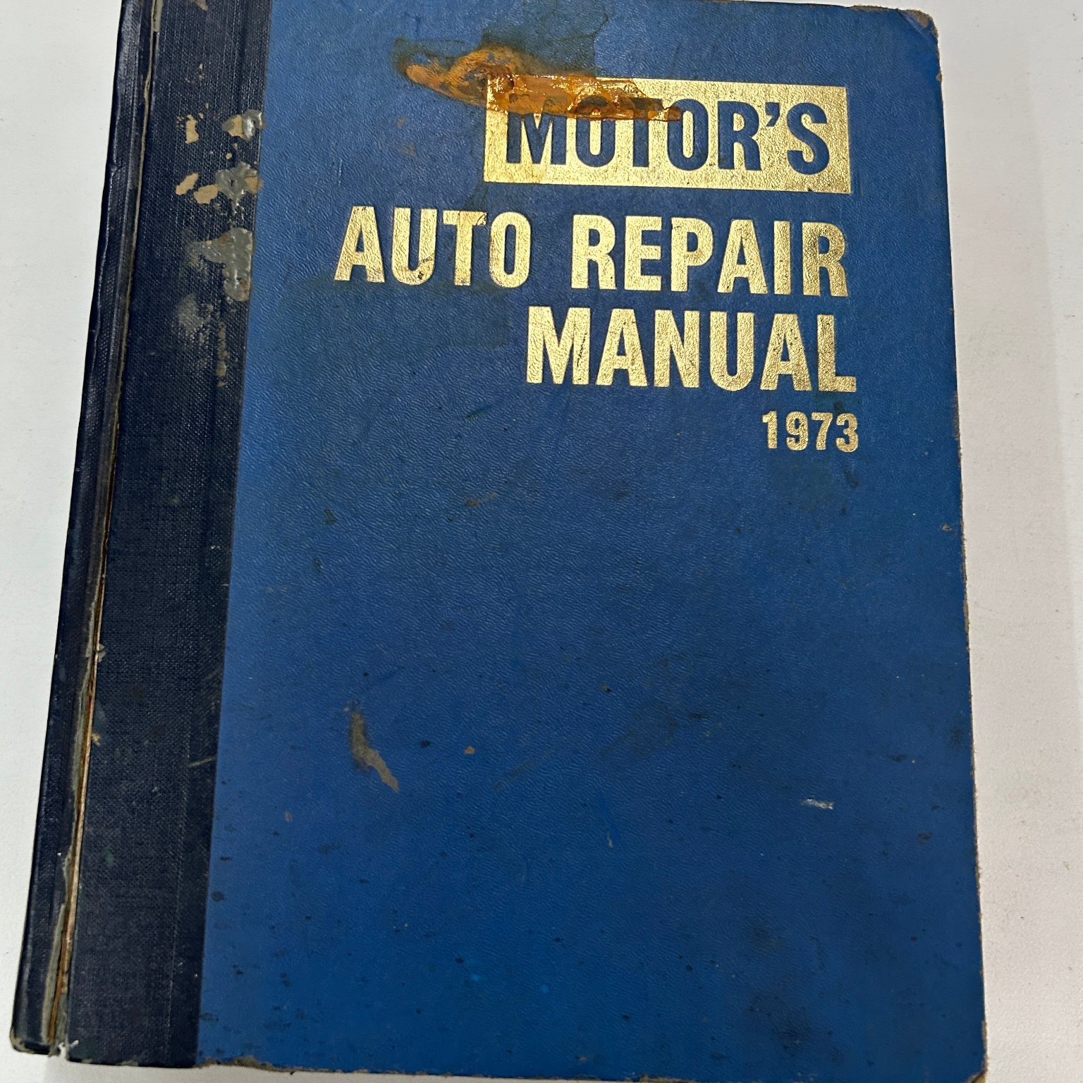 MOTOR&rsquo;S Auto Repair Manual 1973 36th Ed First Print Automotive MOTOR