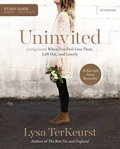 Uninvited Study Guide: Living Loved – Paperback, by TerKeurst Lysa – Very Good f
