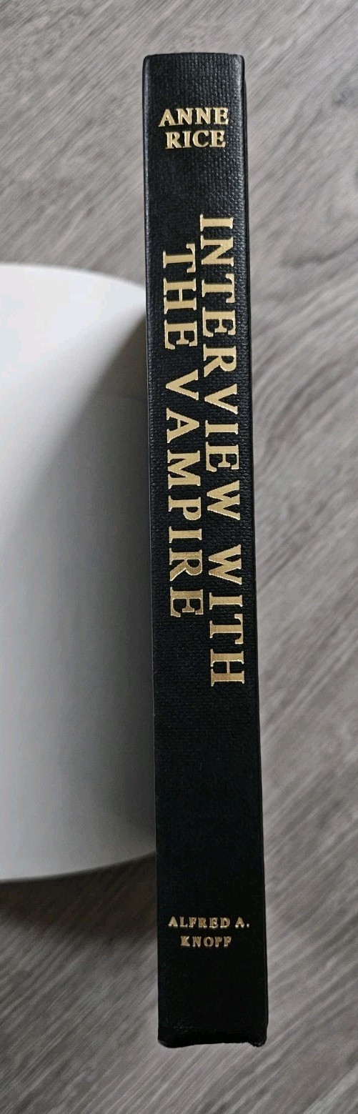 Interview with the Vampire Anne Rice 1976 Hardcover HCDJ