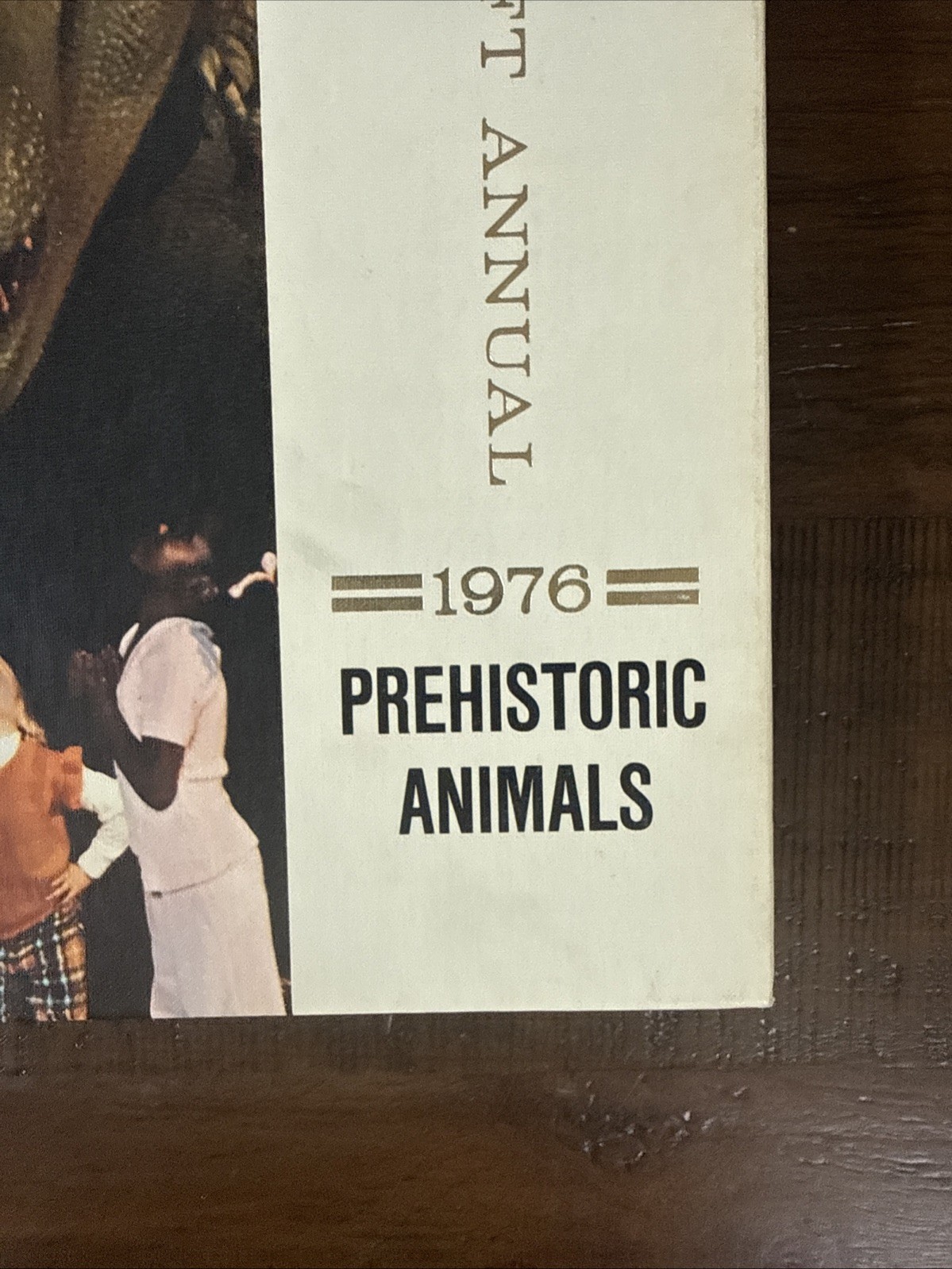 1976 Prehistoric Animals Childcraft Annual Book Hardcover Child Educational