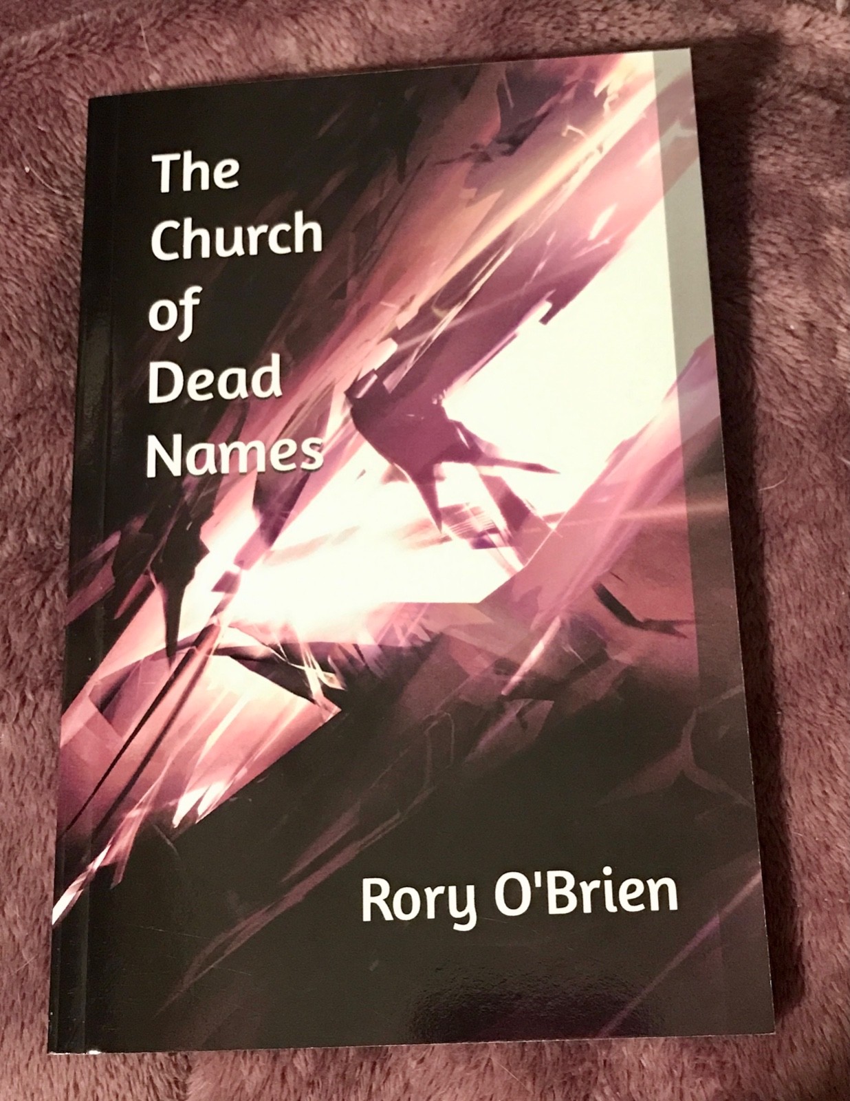 The Church of Dead Names Rory O&rsquo;Brien autographed sci-fi horror paperback 2024