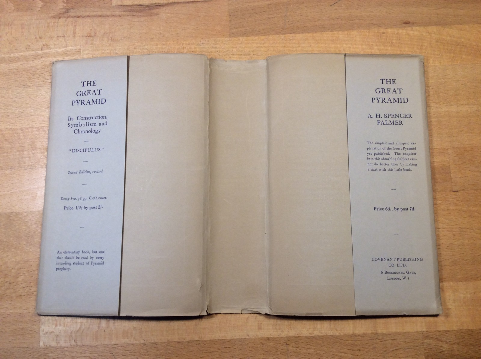 God&rsquo;s Covenant Man: British-Israel, Odlum, 1927 Hardcover, Covenant Publishing
