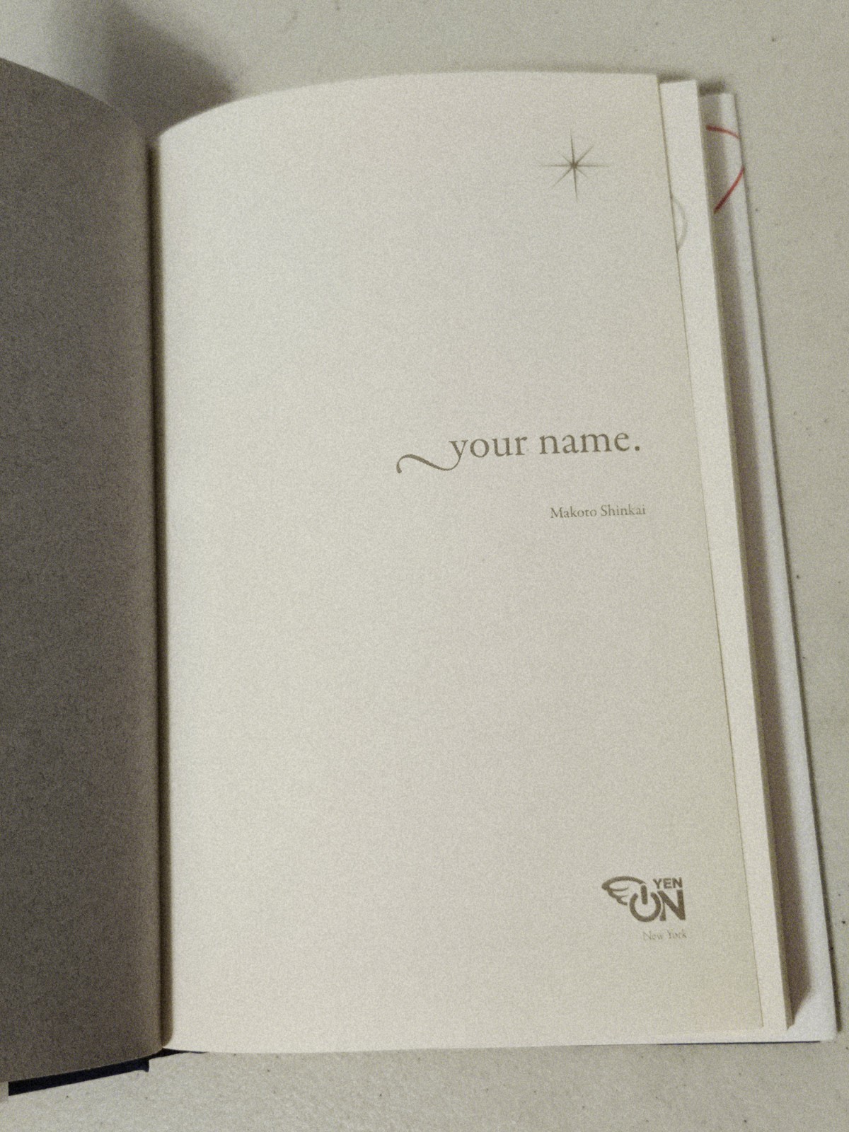 your name. by Makoto Shinkai Hardcover Book with Dustjacket – NEW
