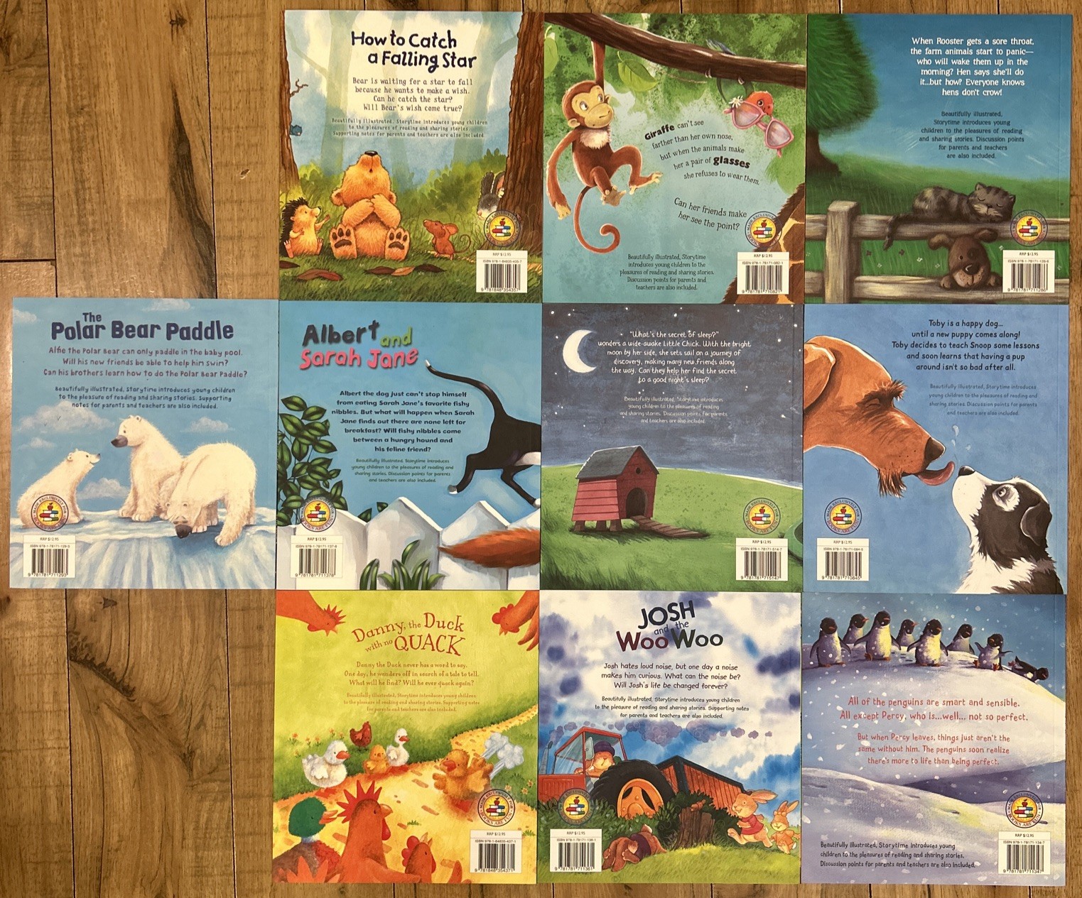 Lot of 10 Children&rsquo;s Storytime Series Books Are Fun Easy-Read Picture Paperback