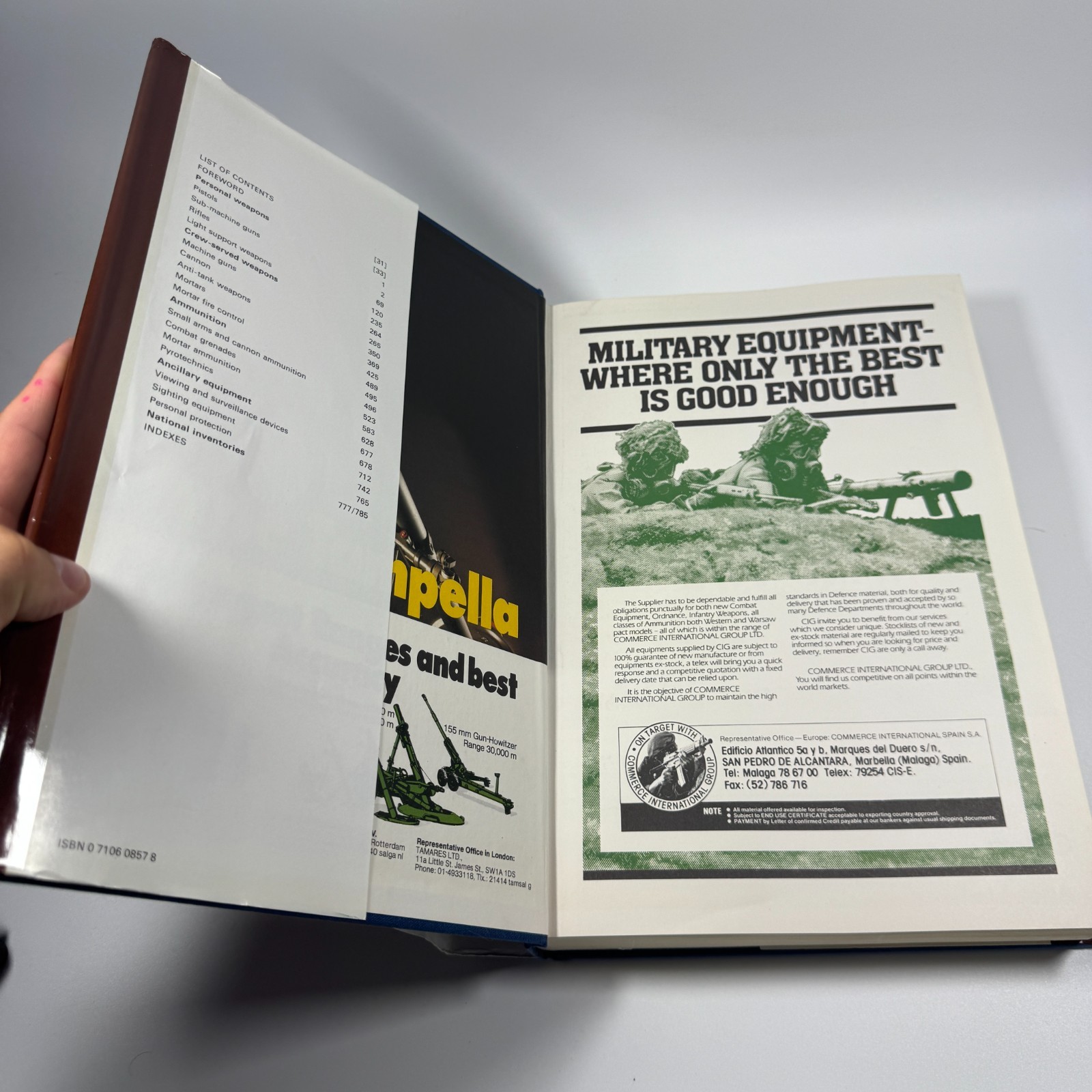 Jane&rsquo;s Infantry Weapons 1988/89 Edited by Ian V. Hogg 14th Edition HC/DJ 1988
