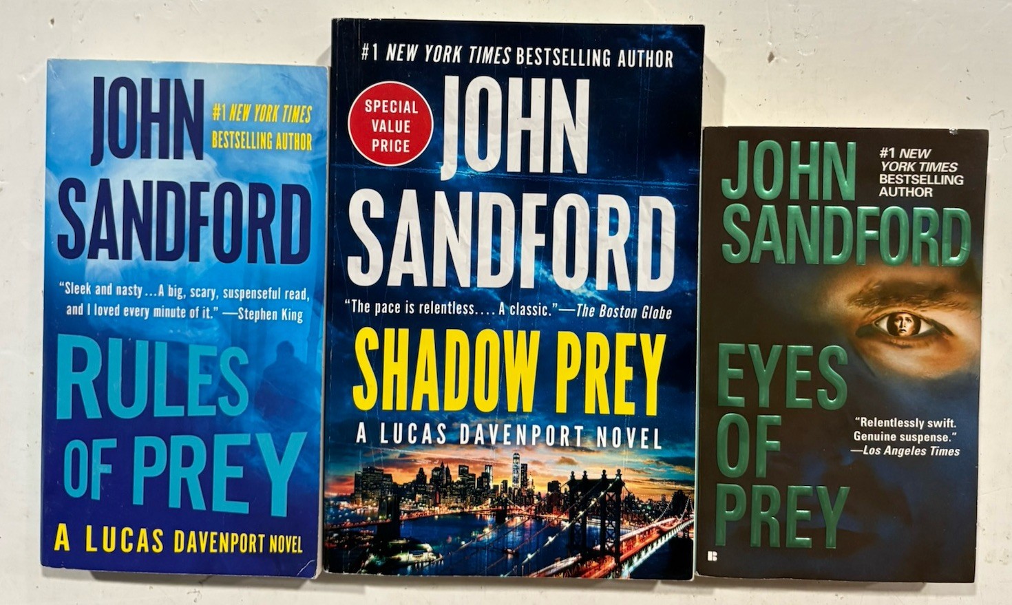 36 Book Lot Complete Lucas Davenport « PREY » Series #1-35+1 JOHN SANDFORD Set
