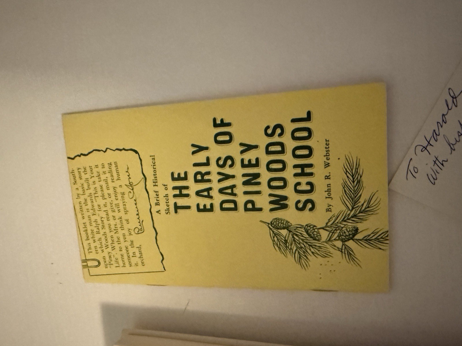 Beth Day LITTLE PROFESSOR OF PINEY WOODS 1955 HC/DJ 1st + Bonus Pamphlet