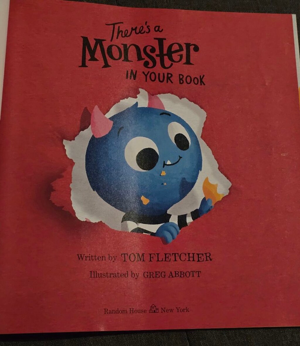 Children&rsquo;s Book, Unbranded, Monster in Your Book, Blue