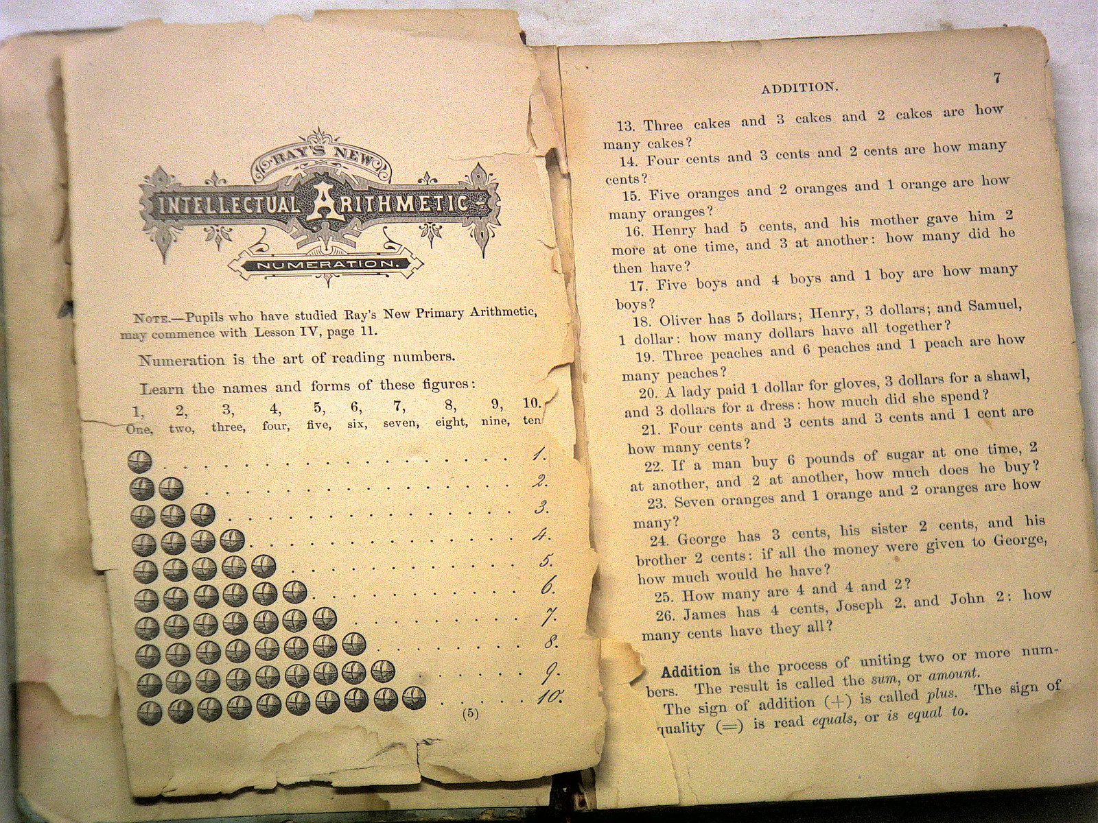 Ray&rsquo;s New intellectual arithmetic by Ray, Joseph[1877][HB][EN]
