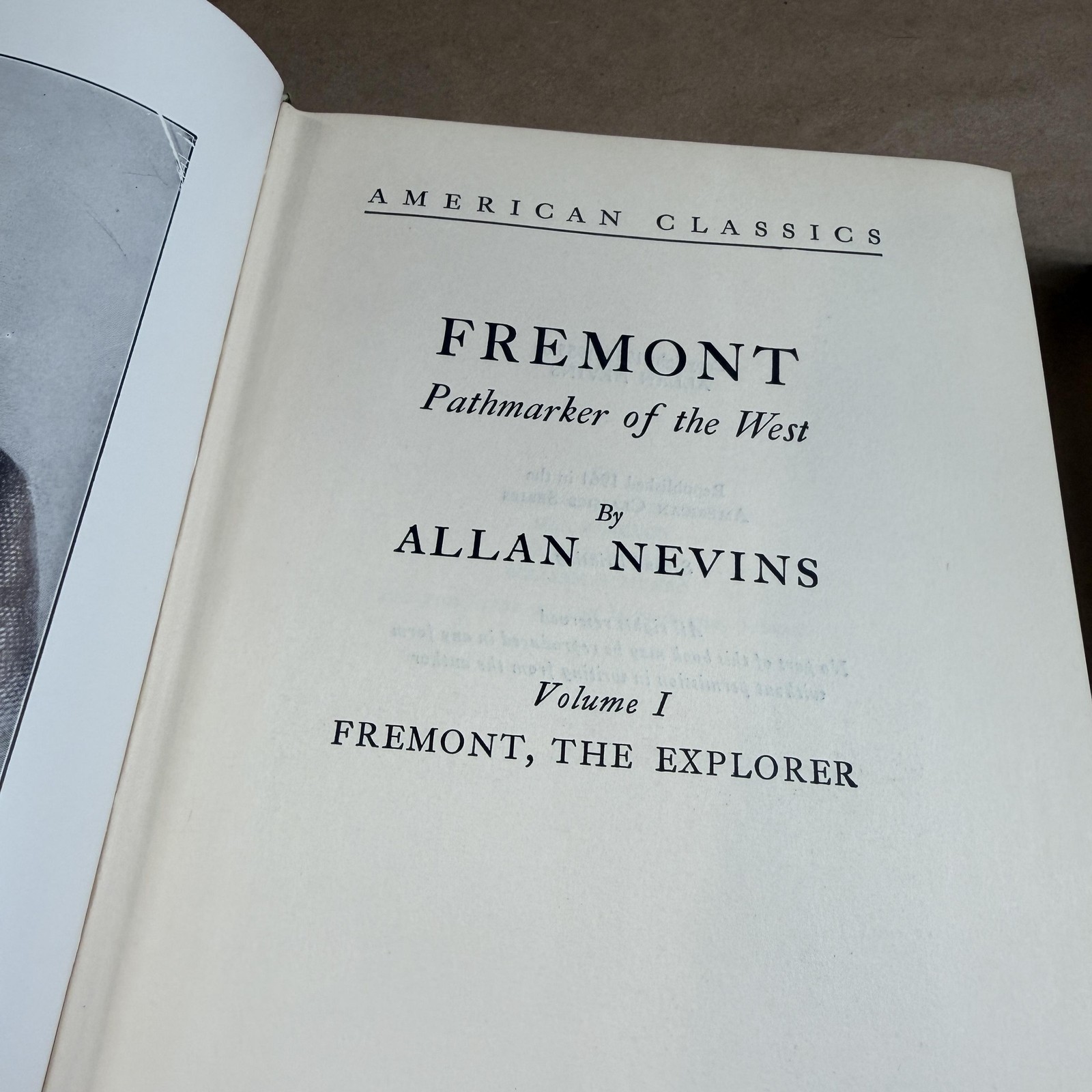 Vintage Fremont Pathmarker Of The West Allan Nevins 2 Vol Green HC Ungar USA