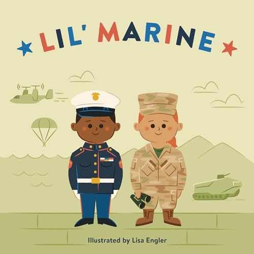 Lil&rsquo; Marine (Mini Military) – Board book, by RP Kids – Good