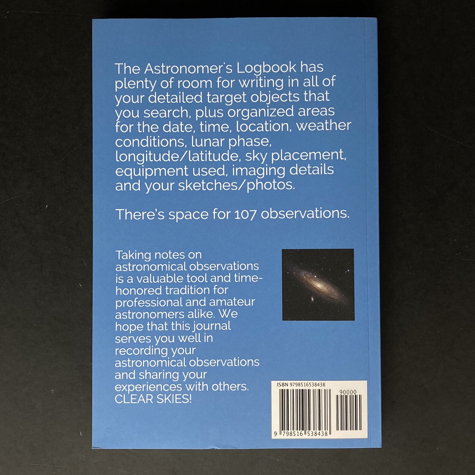Astronomer&rsquo;s Logbook by J.T. Chevrier (2021, Trade Paperback) LN 328 pages