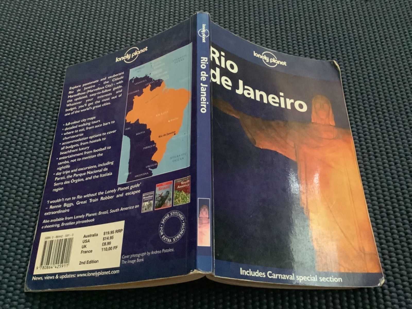 Brazil Vintage Travel Guide 3 Books Lonely Planet Insight Guides Moon Handbooks