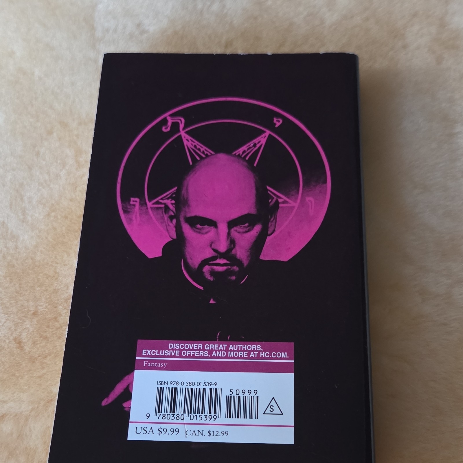 The Satanic Bible by Anton Szandor LaVey, Mass Market, 1976, Demonology