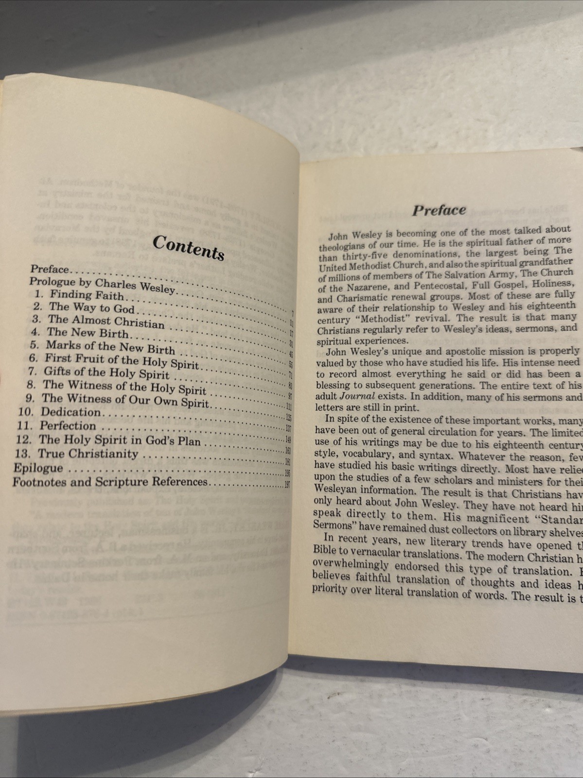 The Nature of Spiritual Growth John Wesley Library for Today&rsquo;s Reader 1977