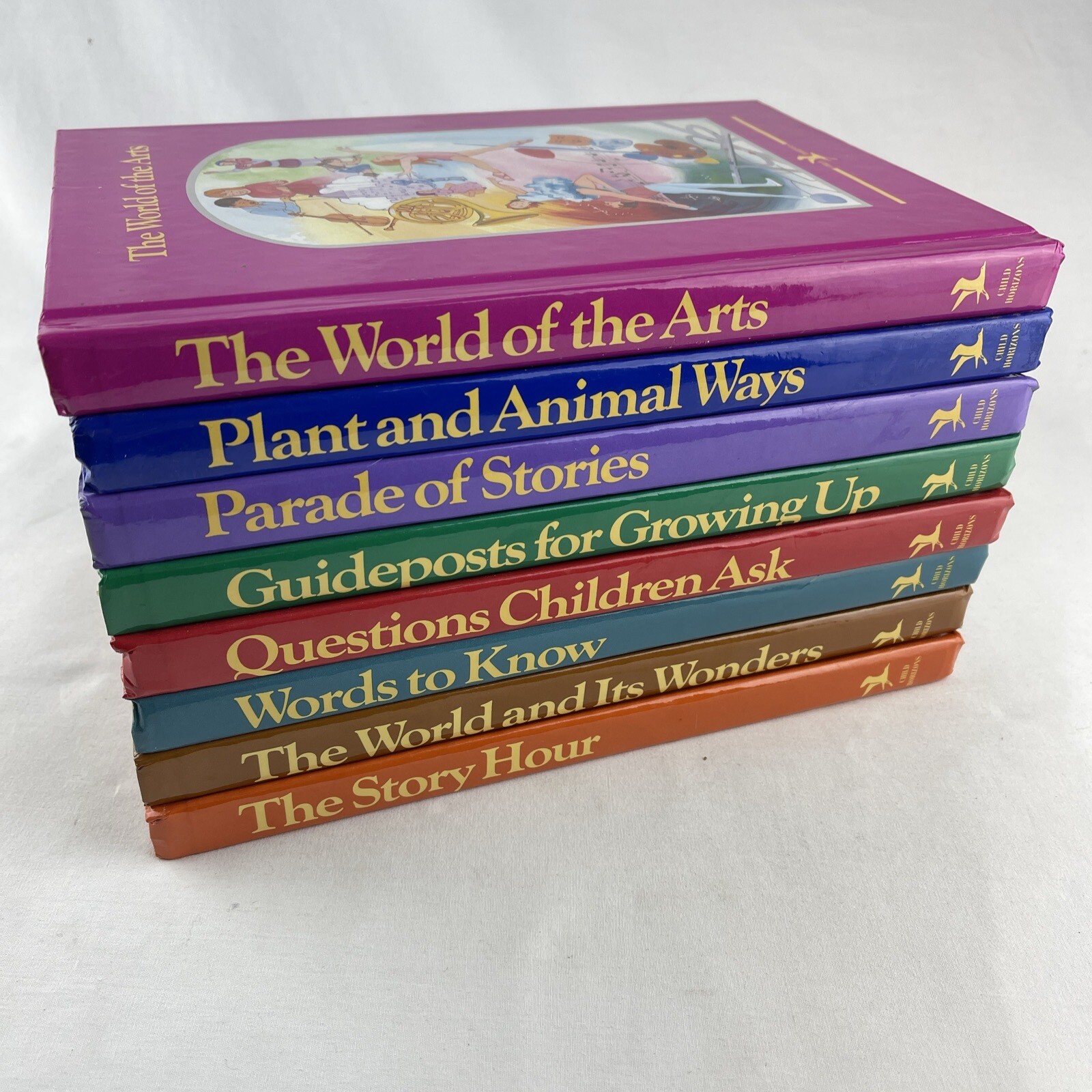 Child Horizons Books Lot of 8 Educational Books for Child Development 1990&rsquo;s