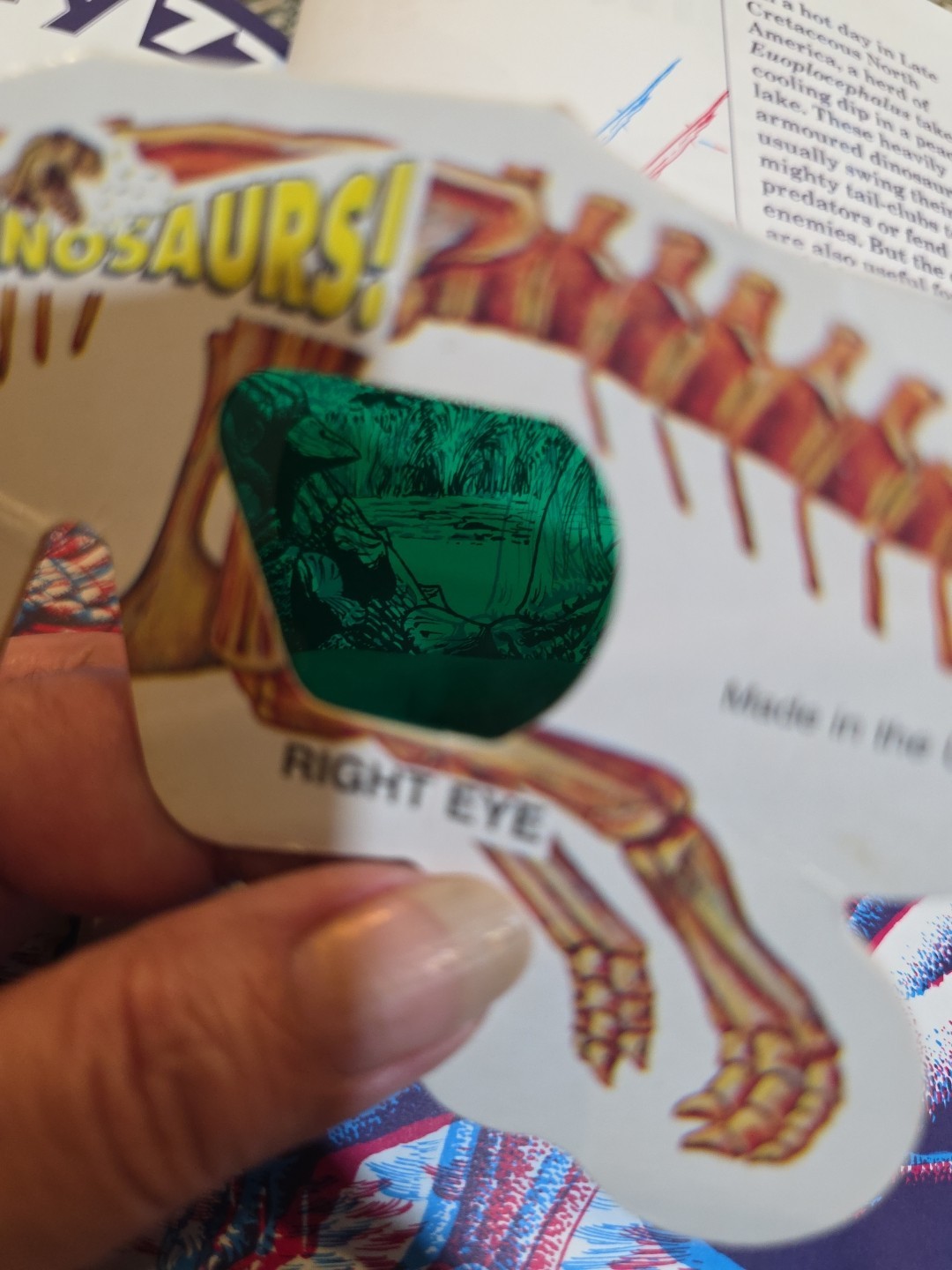 The Big Book Of Dinosaurs David Norman & 3D Glasses 4 1/2 Lbs Real Dino Facts