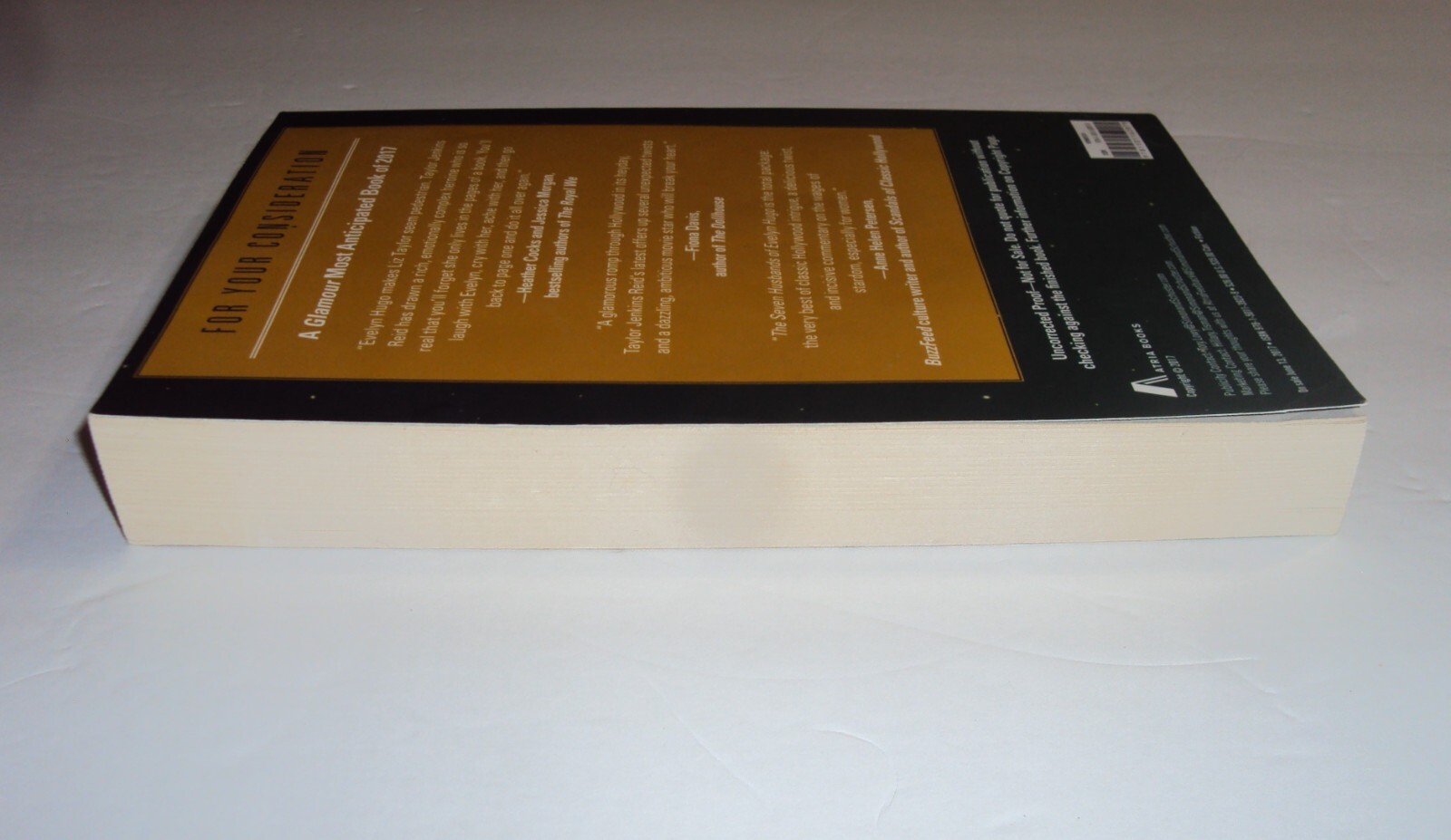 ARC The Seven Husbands of Evelyn Hugo ADVANCE READER&rsquo;S COPY Taylor Jenkins Reid