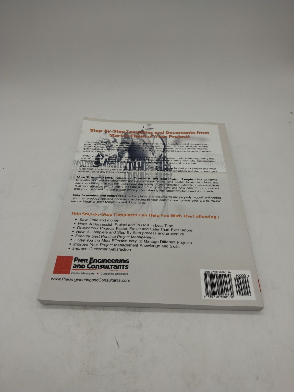 Project Management Step-By-Step Templates Marvin M. Gamboa 2015 Trade Paper.287