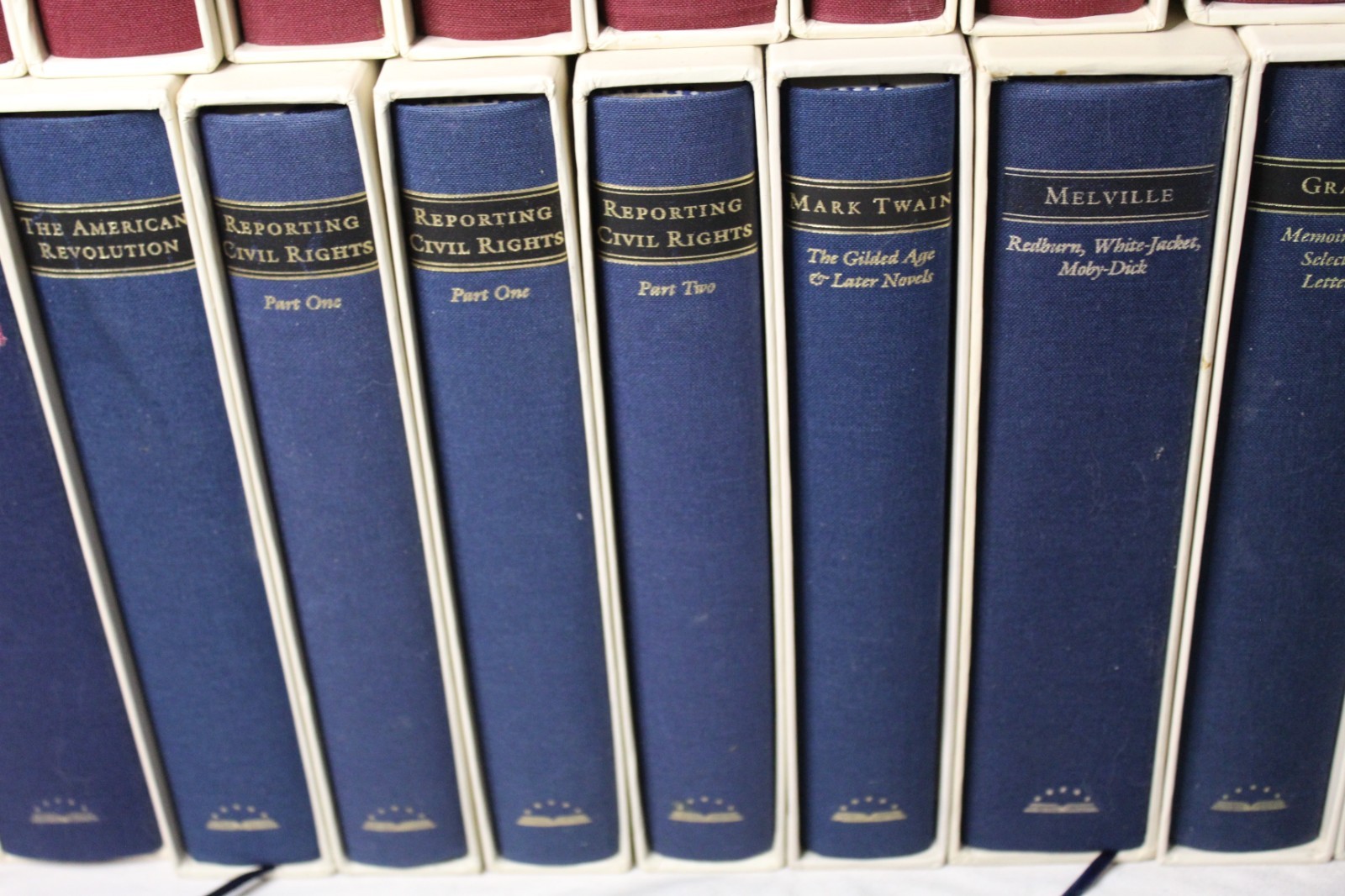 30 Volumes The Library of America Literary Classics Hardcover with Slipcases