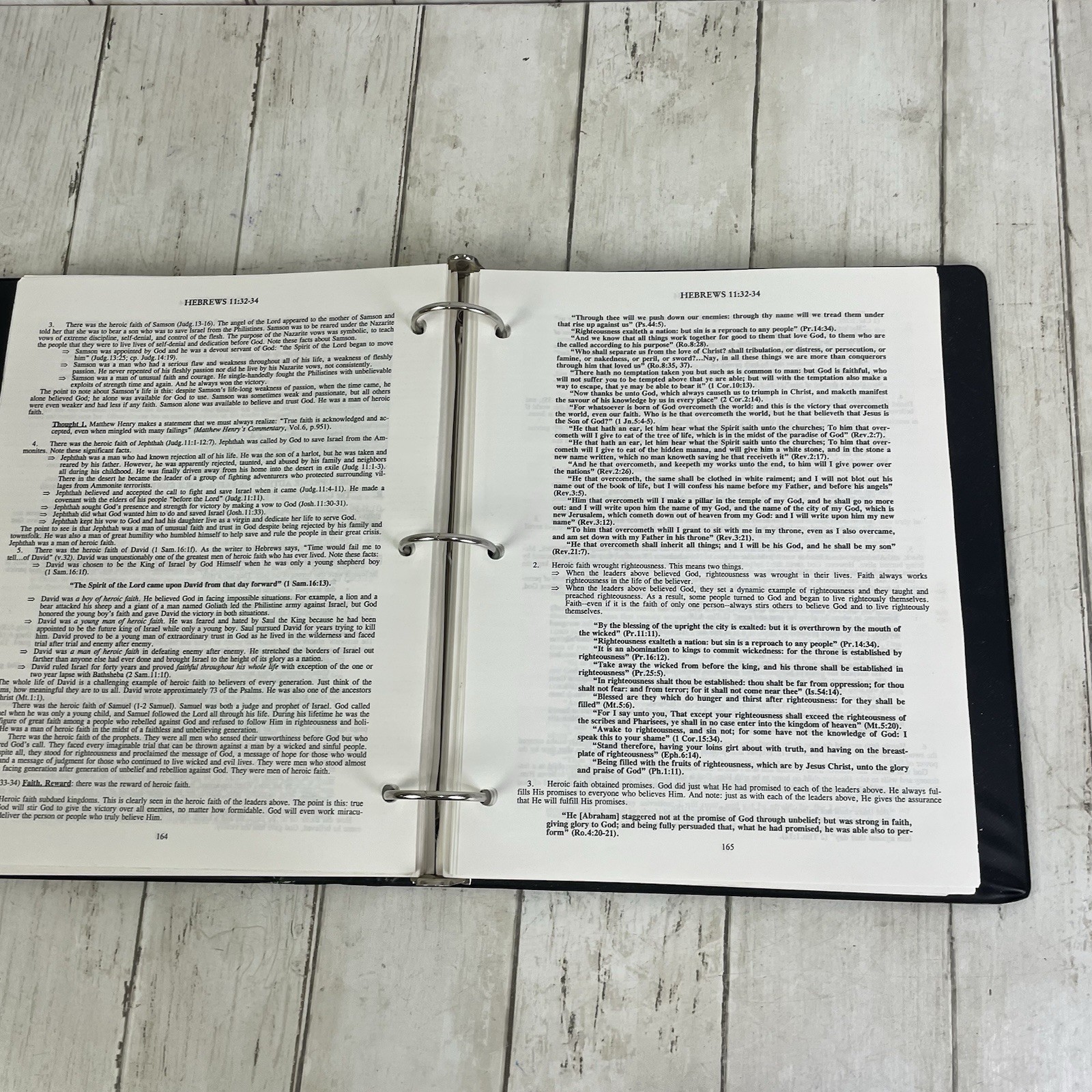 Preacher&rsquo;s Outline & Sermon Bible KJV 3-Ring Binder – Hebrews & James Vol 2