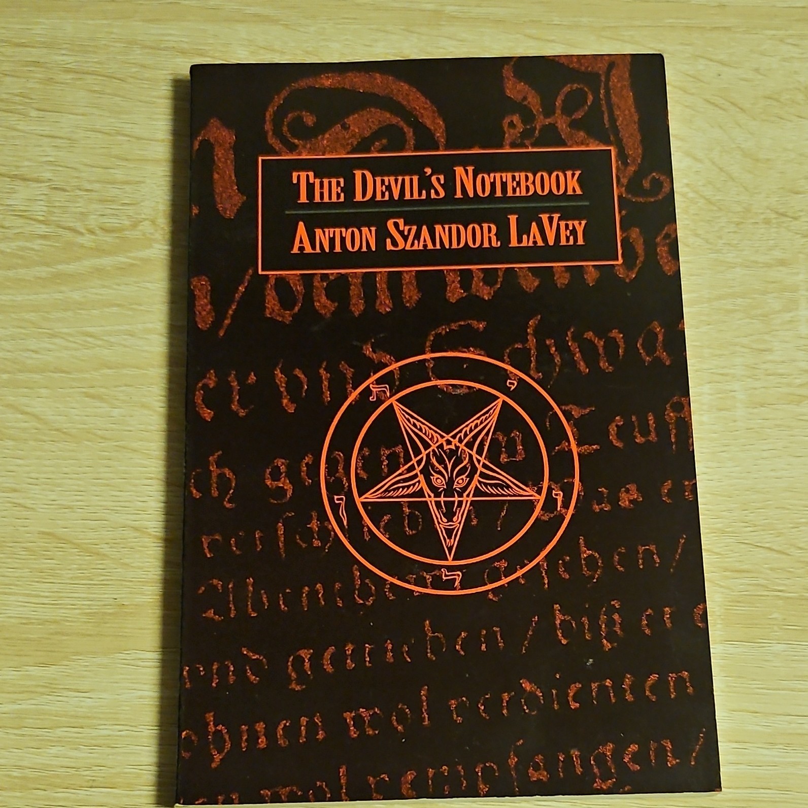 Devil&rsquo;s Notebook by Anton Szandor LaVey Trade Paperback Feral House Occult