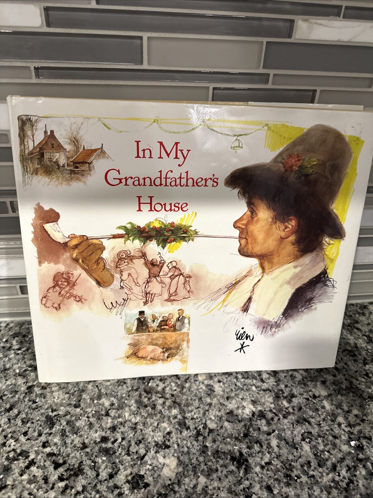 In My Grandfather&rsquo;s House Rien Poortvliet 1988 Illustrated HCDJ Coffetable Book