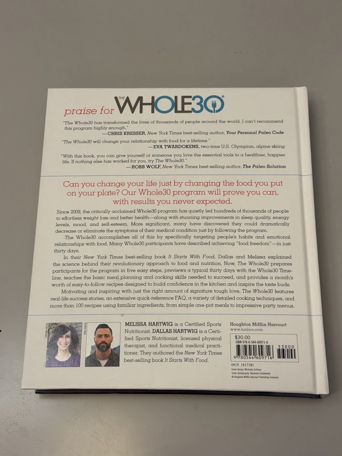 Whole30: 30-Day Guide to Health Hardcover by Melissa & Dallas Hartwig