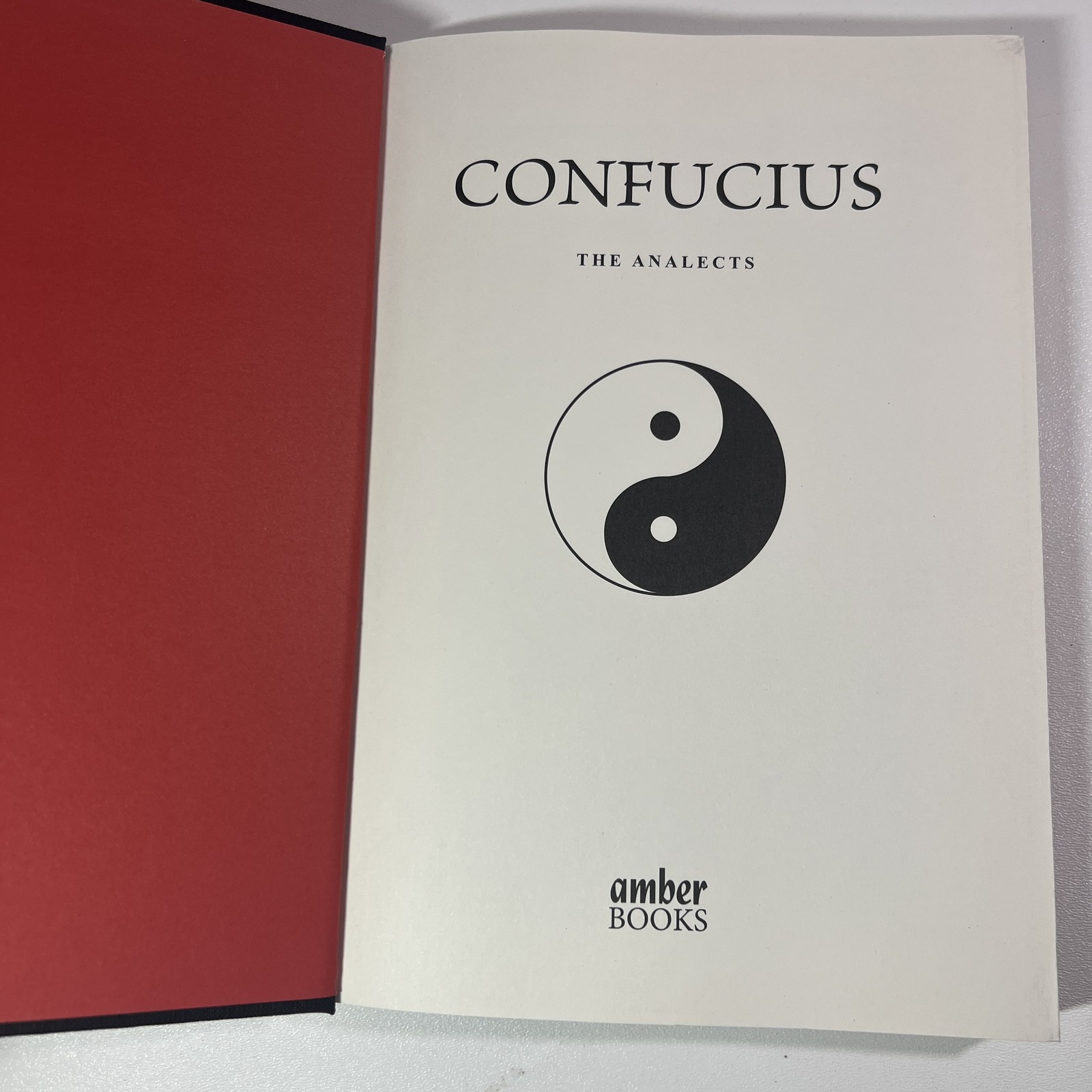 Confucius The Analects Hardcover 1st Ed Ancient Chinese Philosophy Confucionism