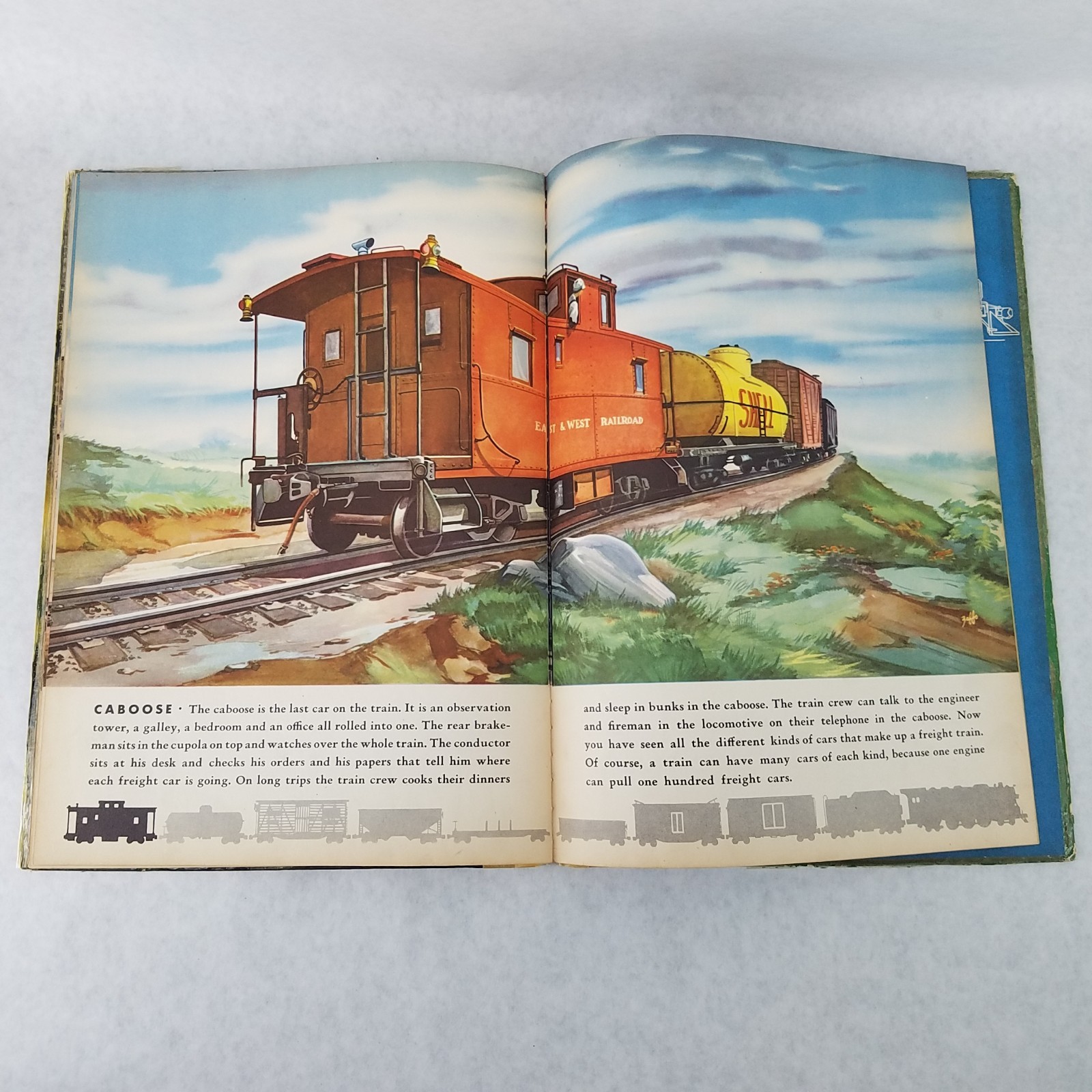 Big Book of Real Trains – 1949 Hardcover by George Zaffo