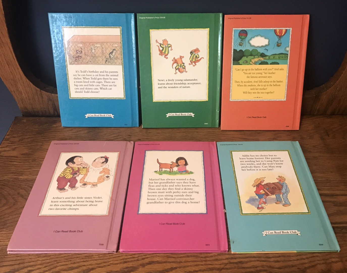 Vintage 1990&rsquo;s An I Can Read Books Lot of 6 – Childrens Books HC